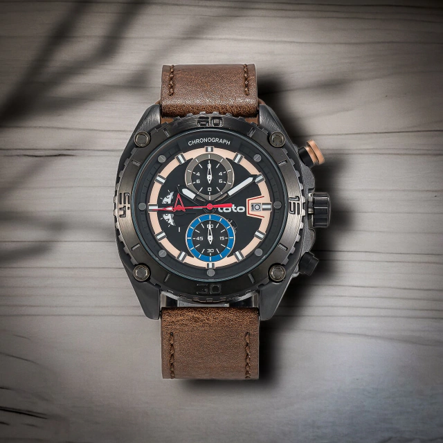 RELOJ LOTO FUNCIONAL CUERO