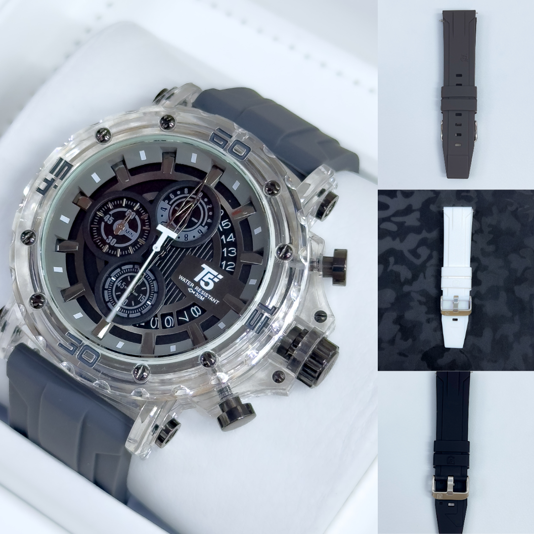 RELOJ T5 4 PULSOS REDONDO