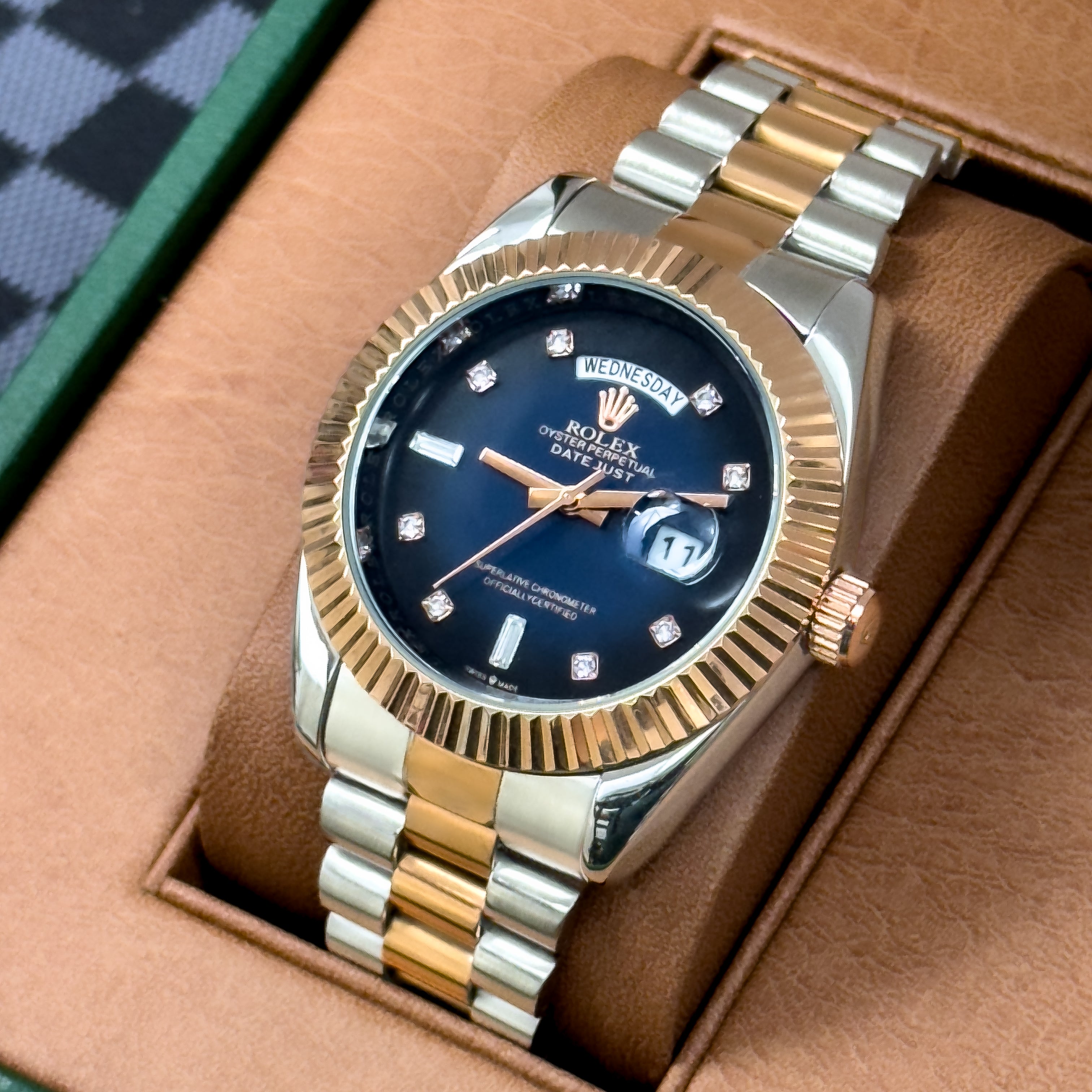 RELOJ RX PRESIDENT METALICO