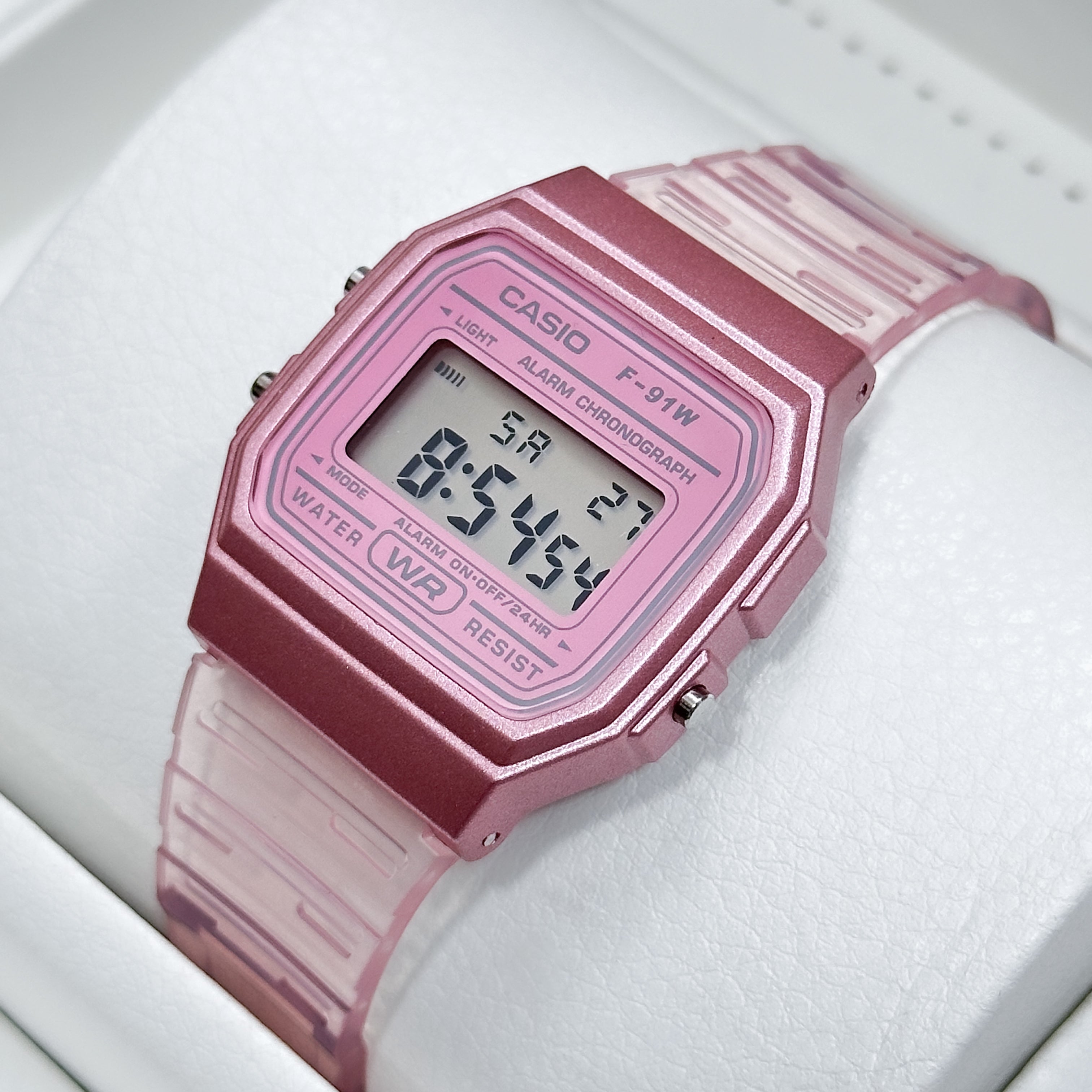 RELOJ TRANSPARENTE CUADRADO PARA MUJER