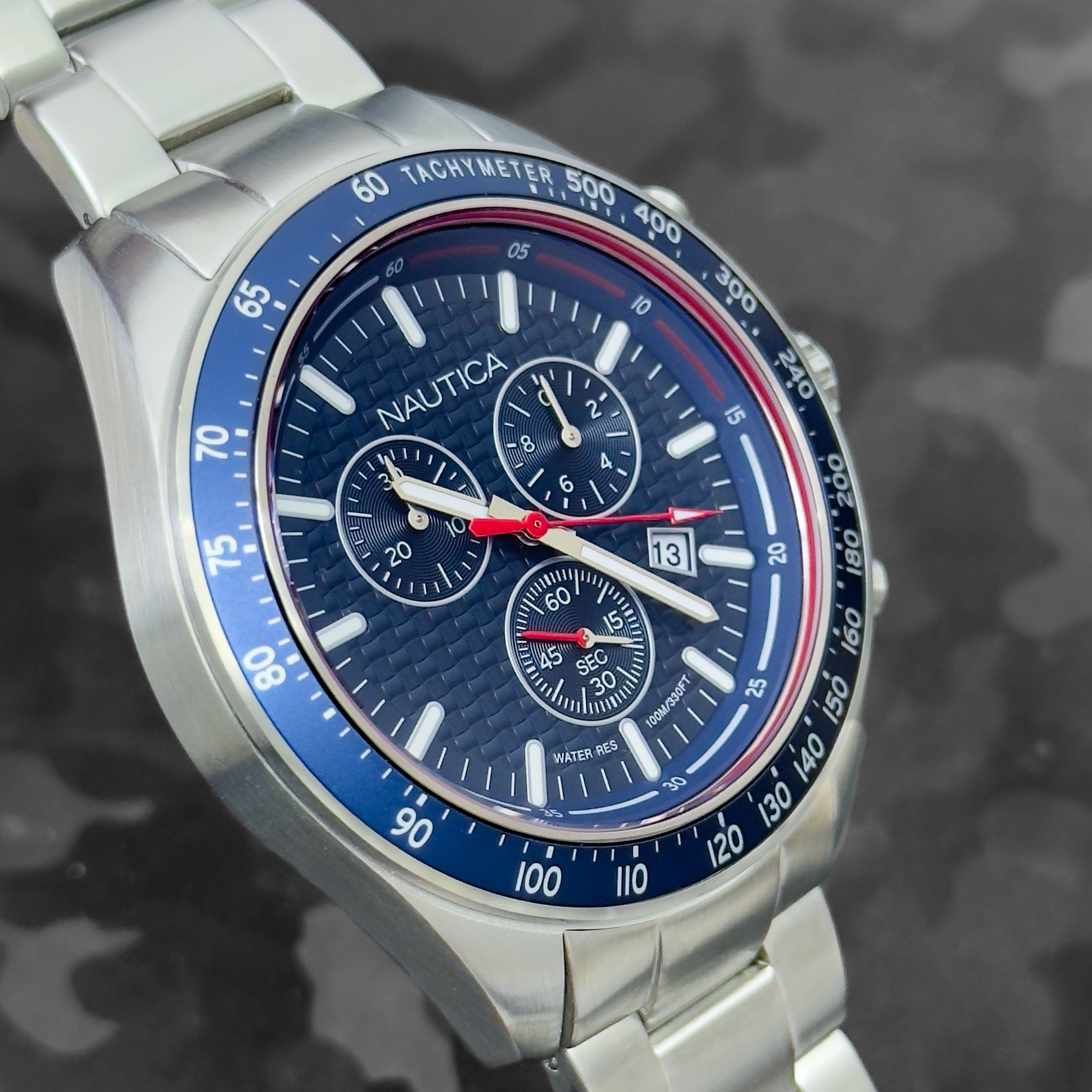 RELOJ NAUTICA METALICO HOMBRE