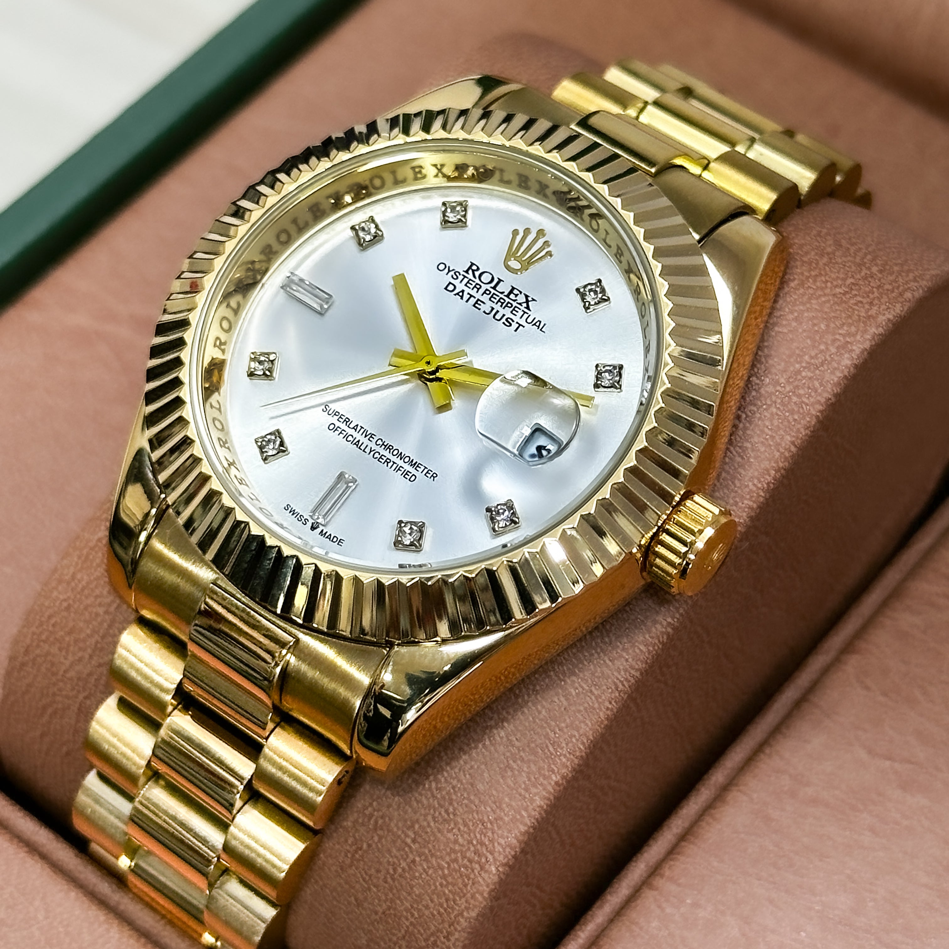 RELOJ RX PRESIDENT METALICO