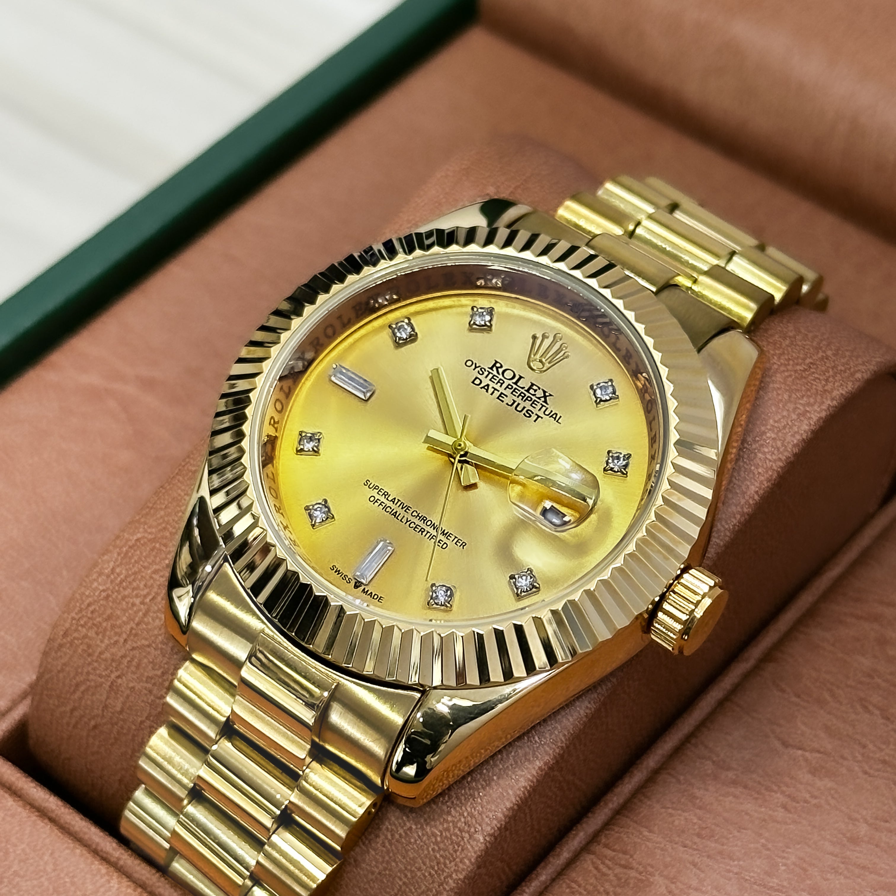 RELOJ RX PRESIDENT METALICO