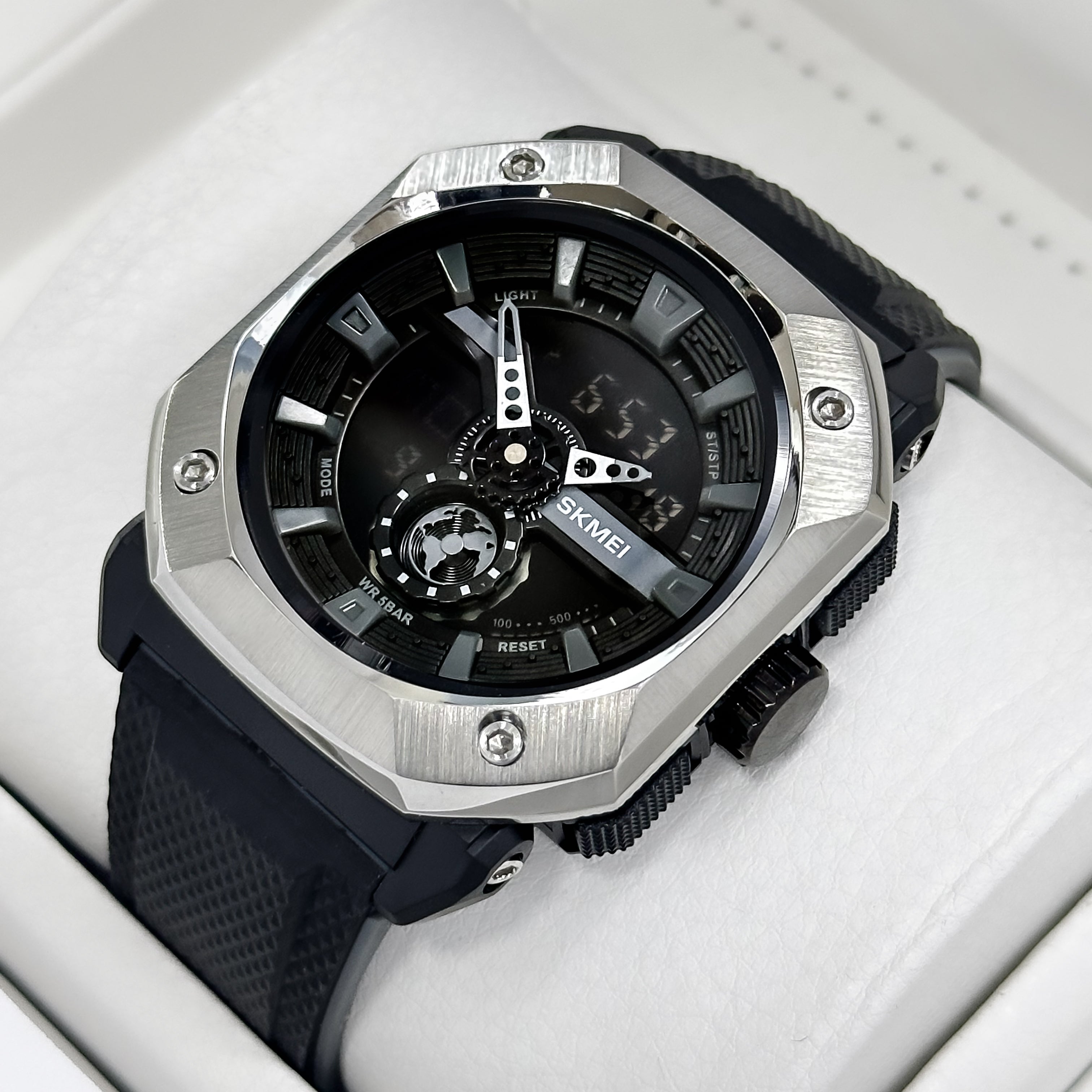 RELOJ SKMEI DOBLE HORA DEPORTIVO