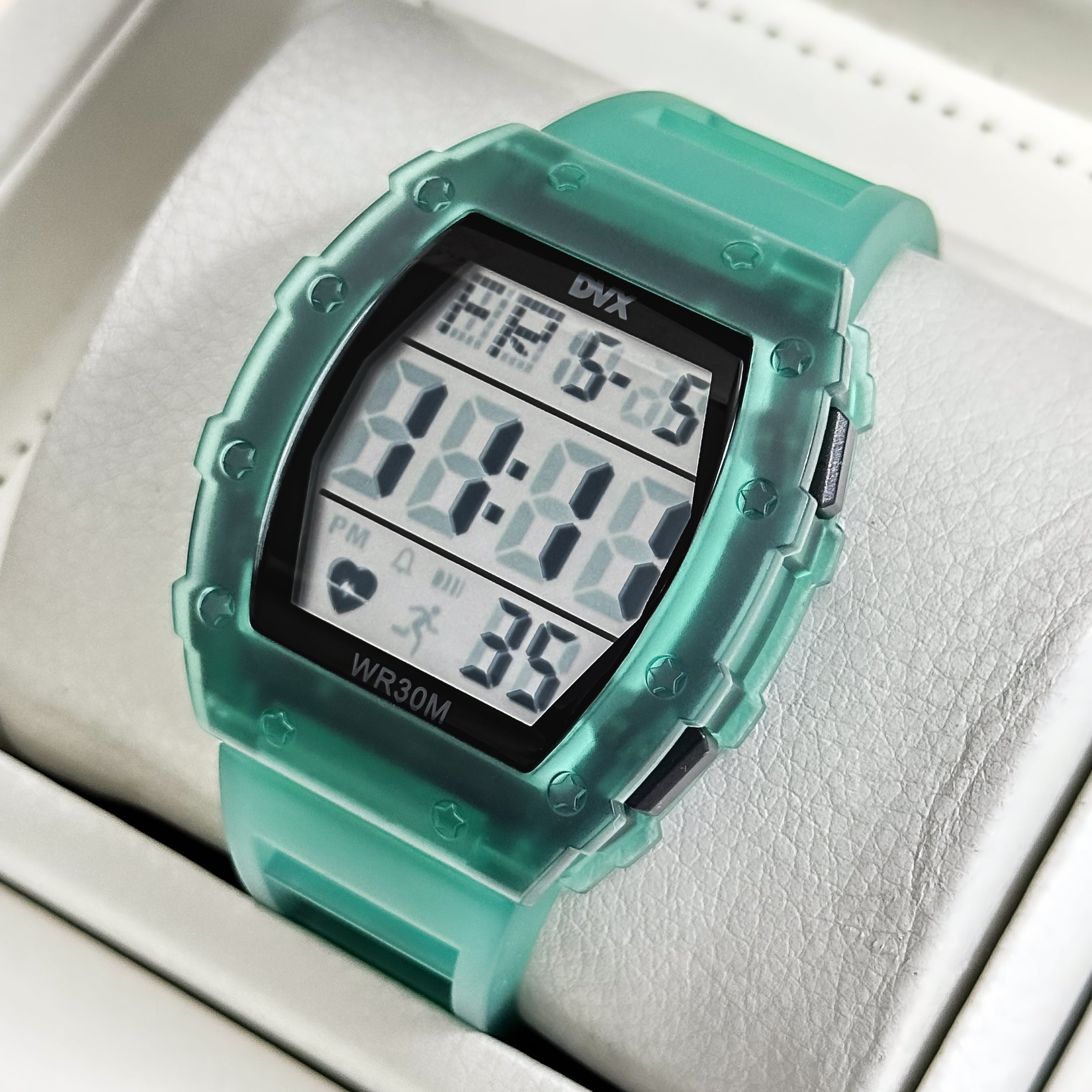 RELOJ DVX TIPO RICHARD TRANSPARENTE