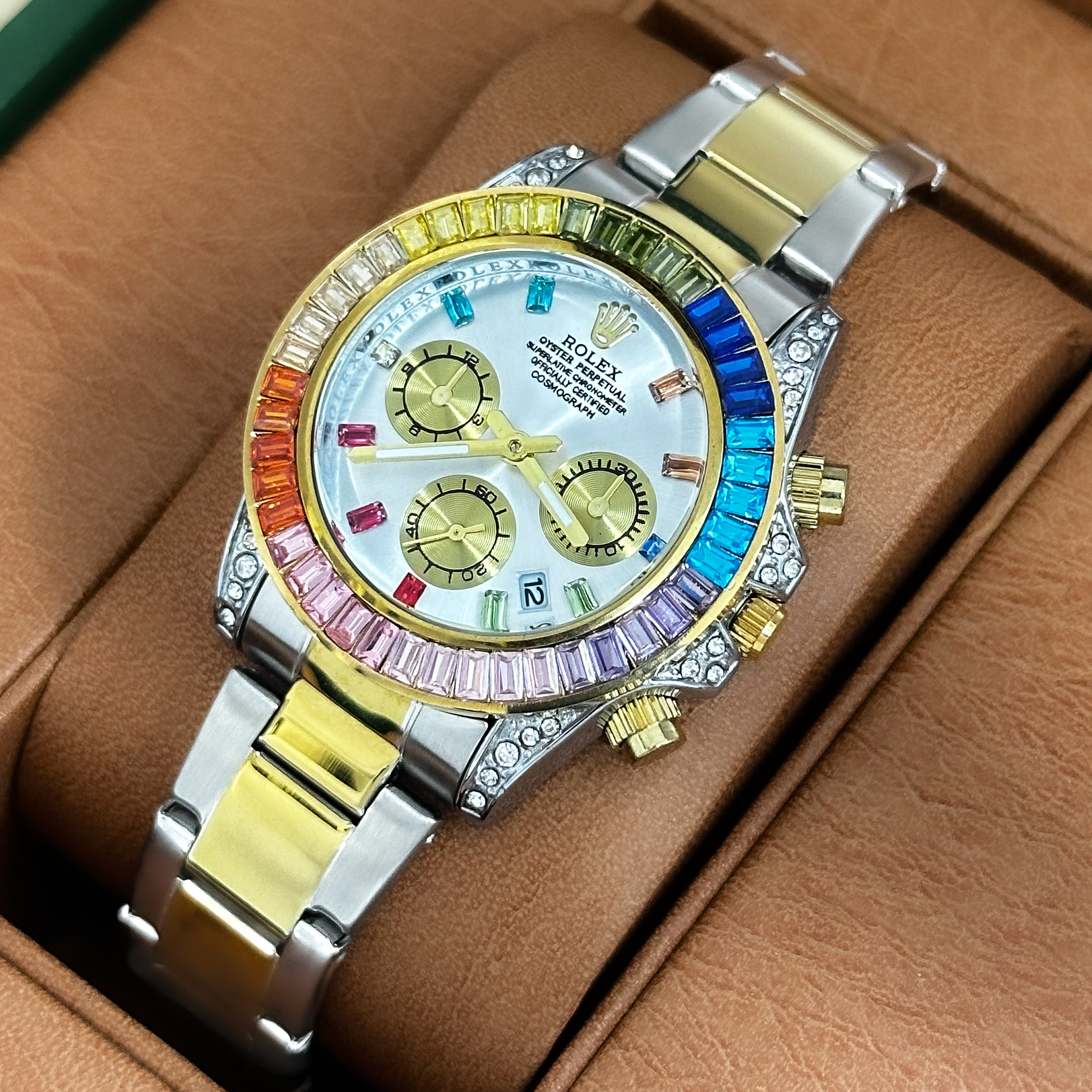 RELOJ RX PIEDRAS ARCOIRIS