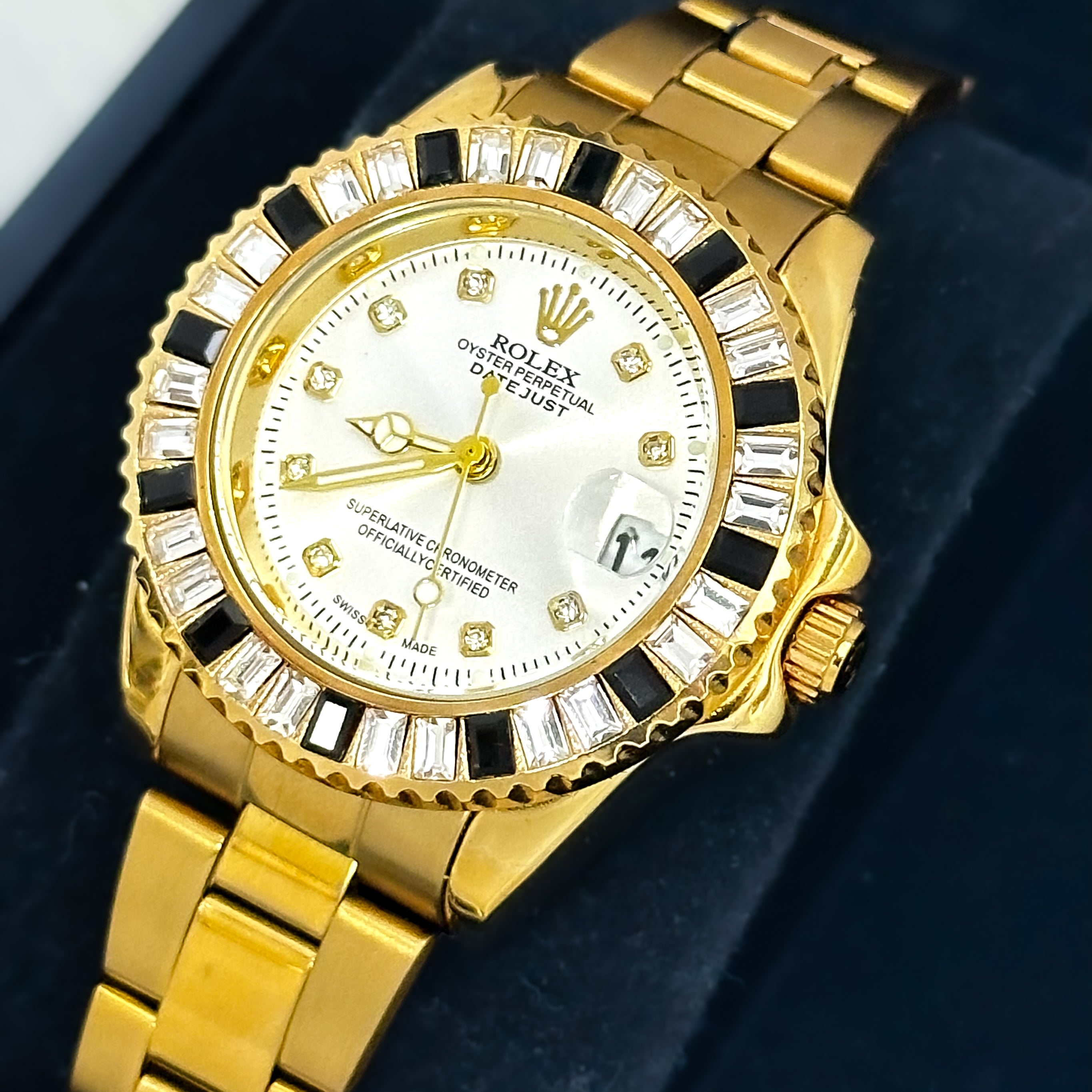 RELOJ RX PIEDRAS INCRUSTADAS