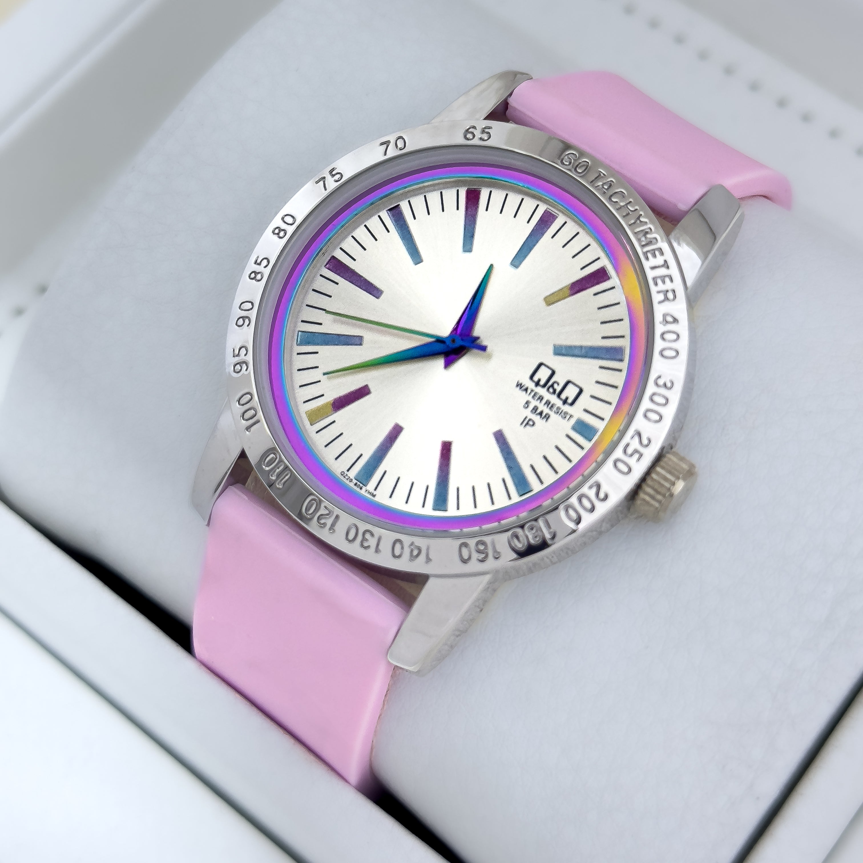 RELOJ Q&Q DAMA SILICONA TORNASOL