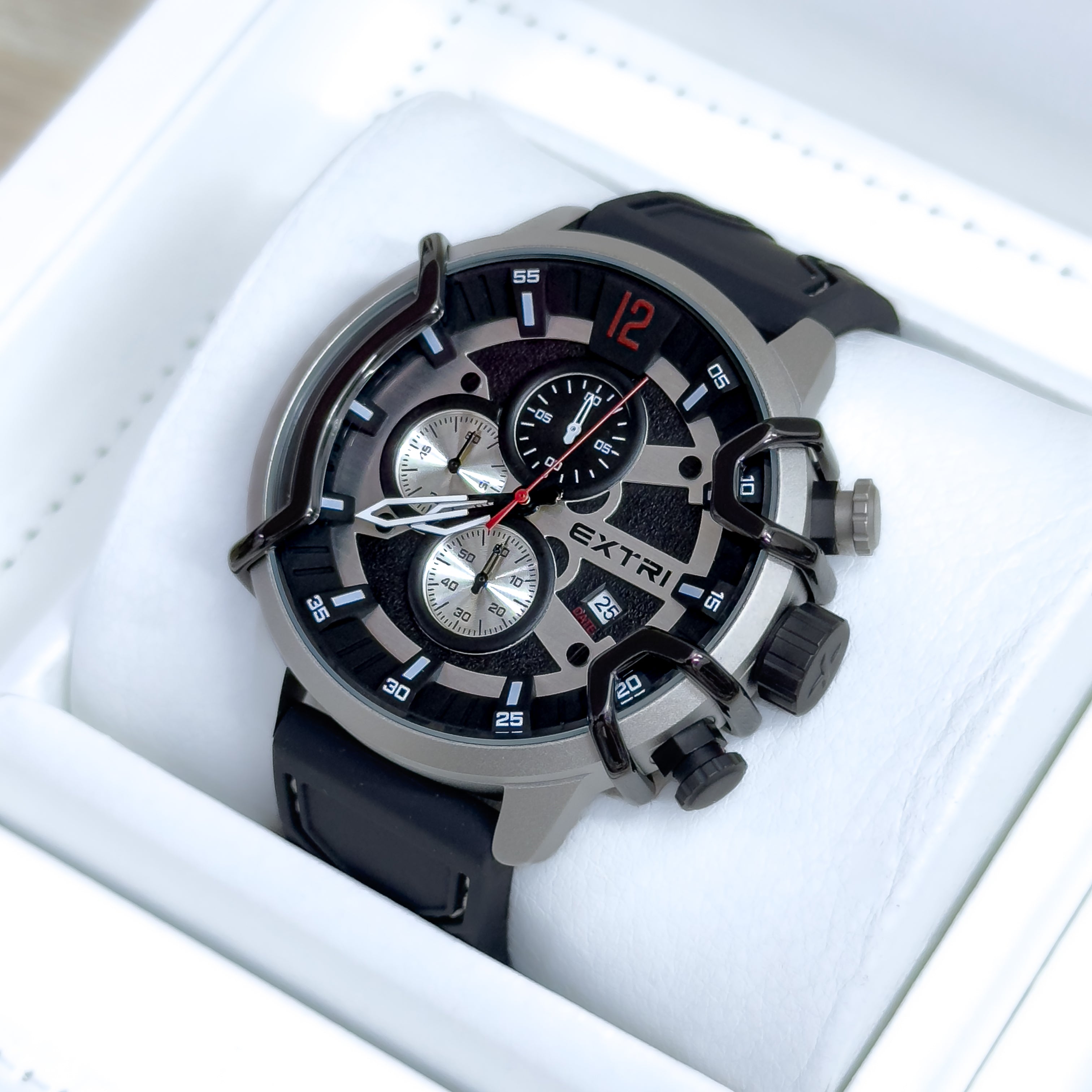 RELOJ EXTRI FUNCIONAL SILICONA