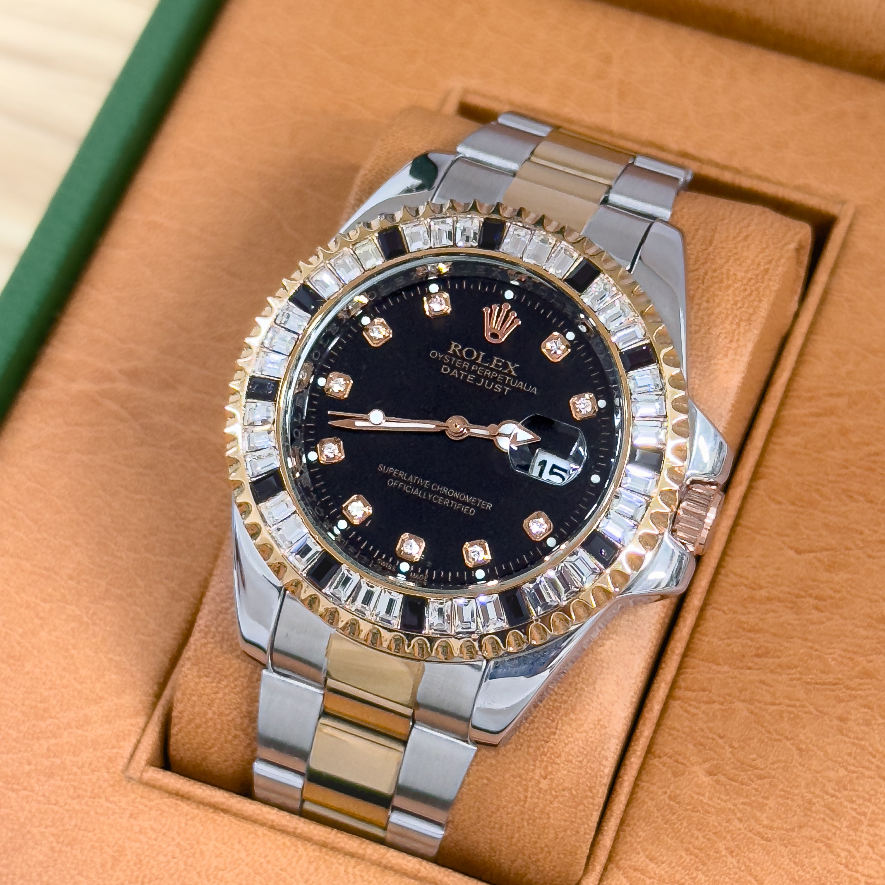 RELOJ RX PIEDRAS INCRUSTADAS