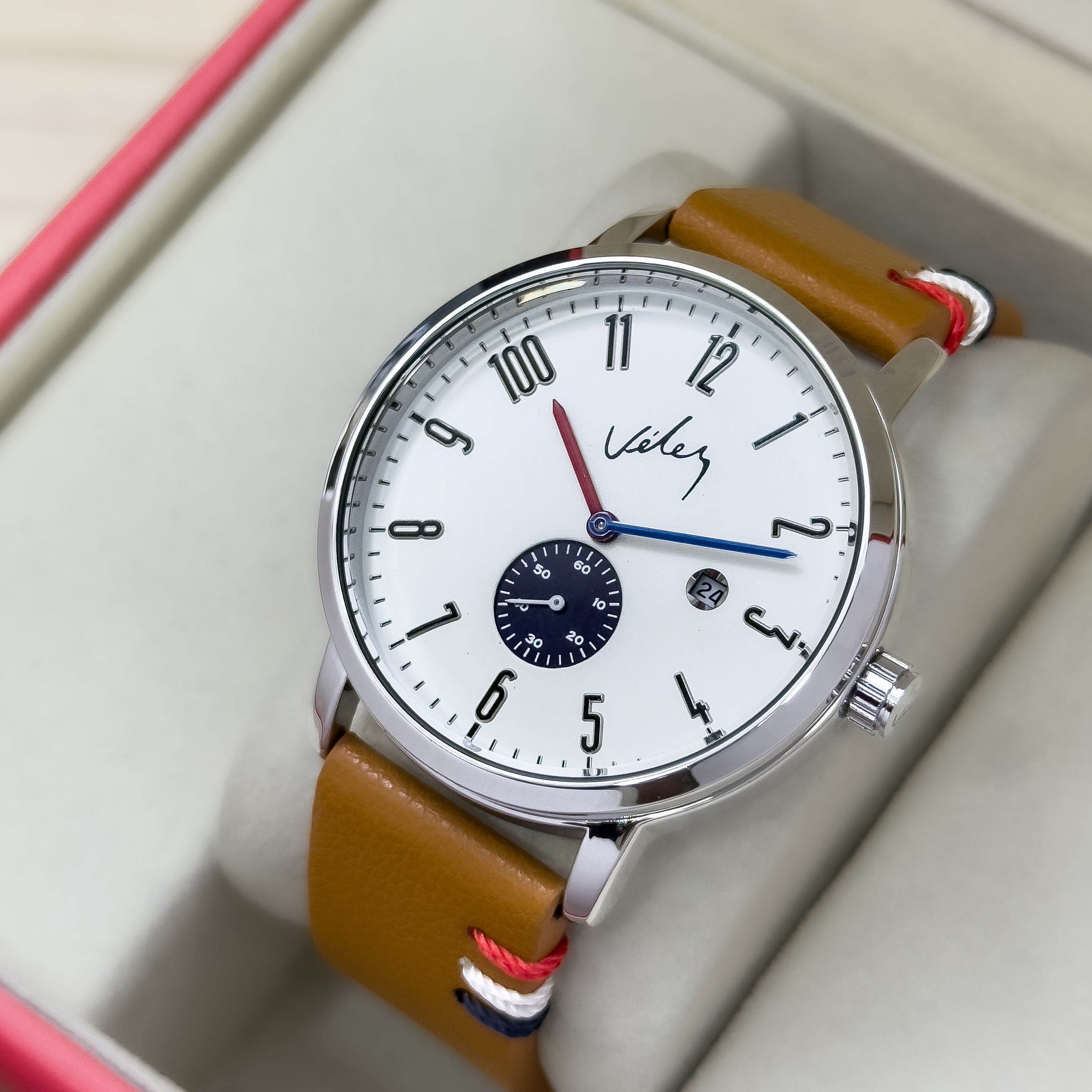 RELOJ CUERO PARA HOMBRE