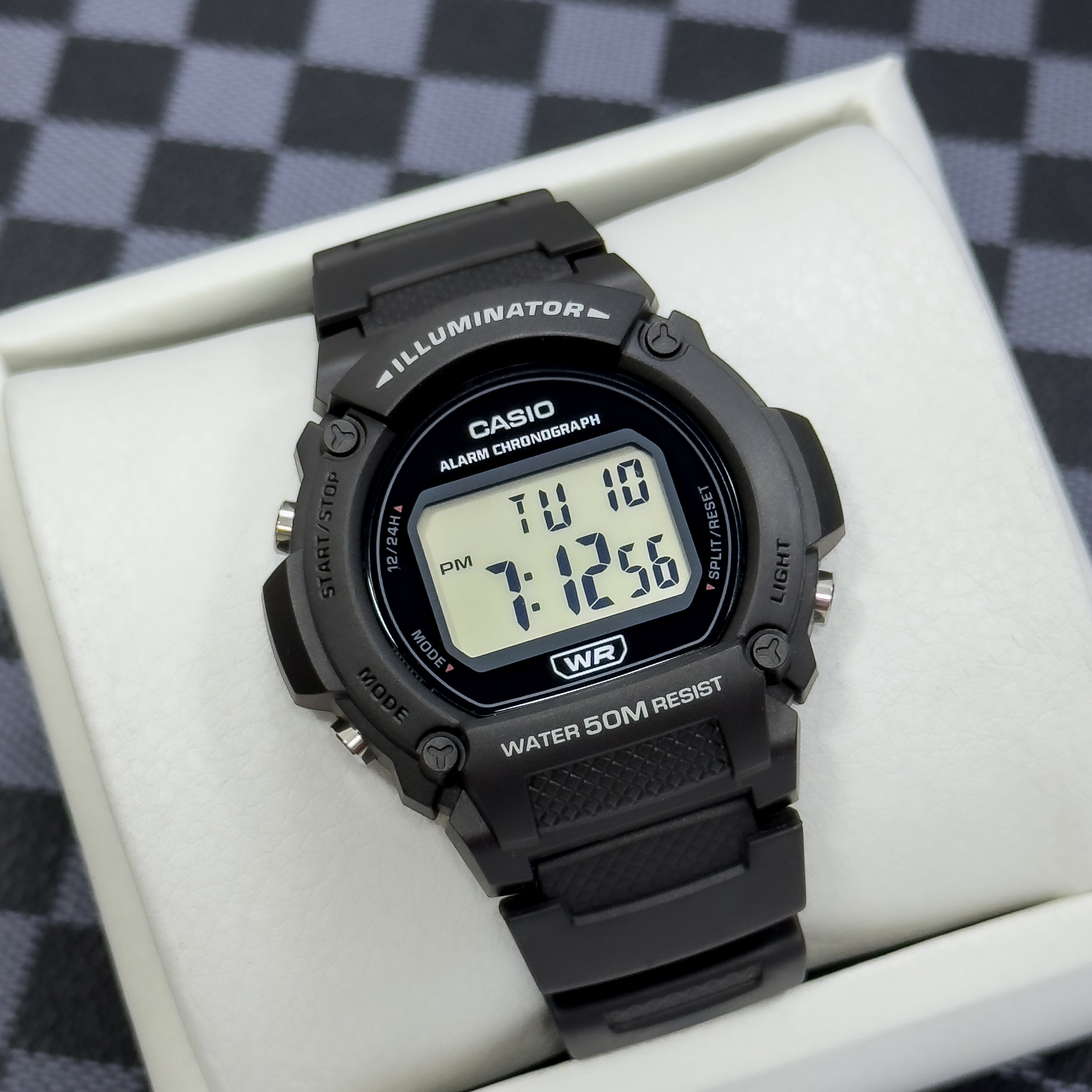 RELOJ CASIO ILLUMINATOR DEPORTIVO W-219