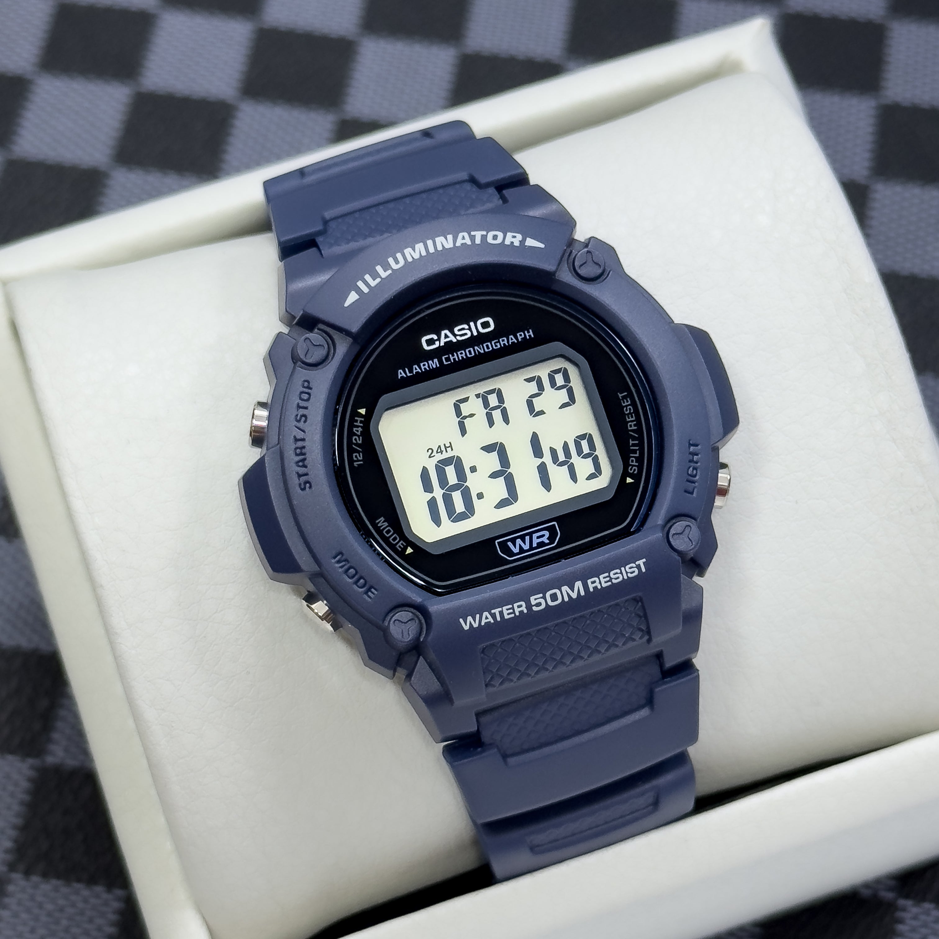 RELOJ CASIO ILLUMINATOR DEPORTIVO W-219
