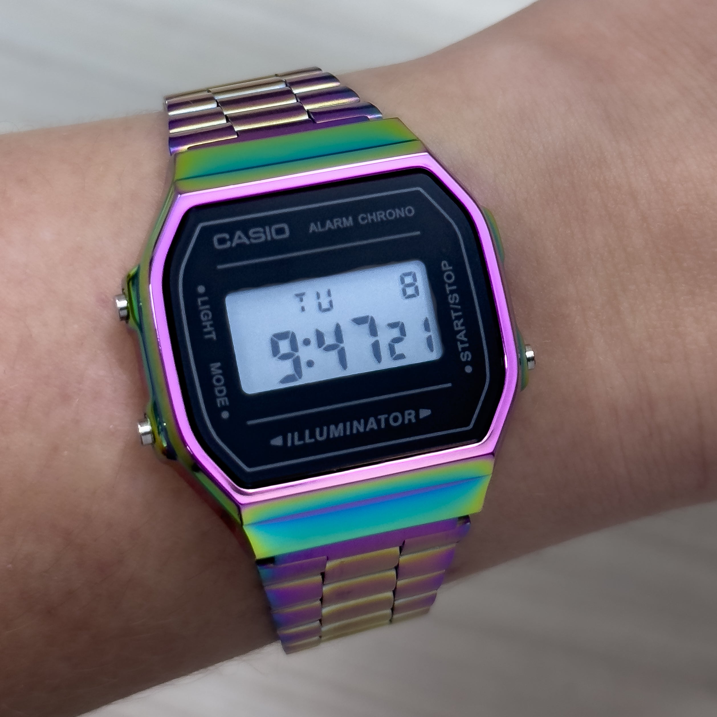 RELOJ RETRO CHRONO DAMA