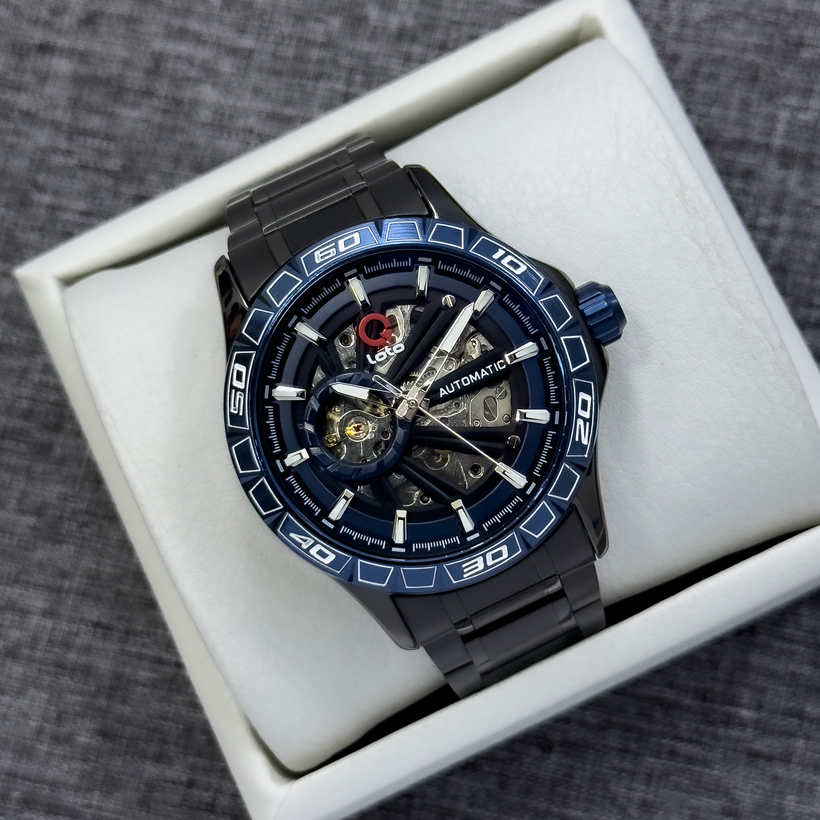 RELOJ LOTO AUTOMATICO METALICO