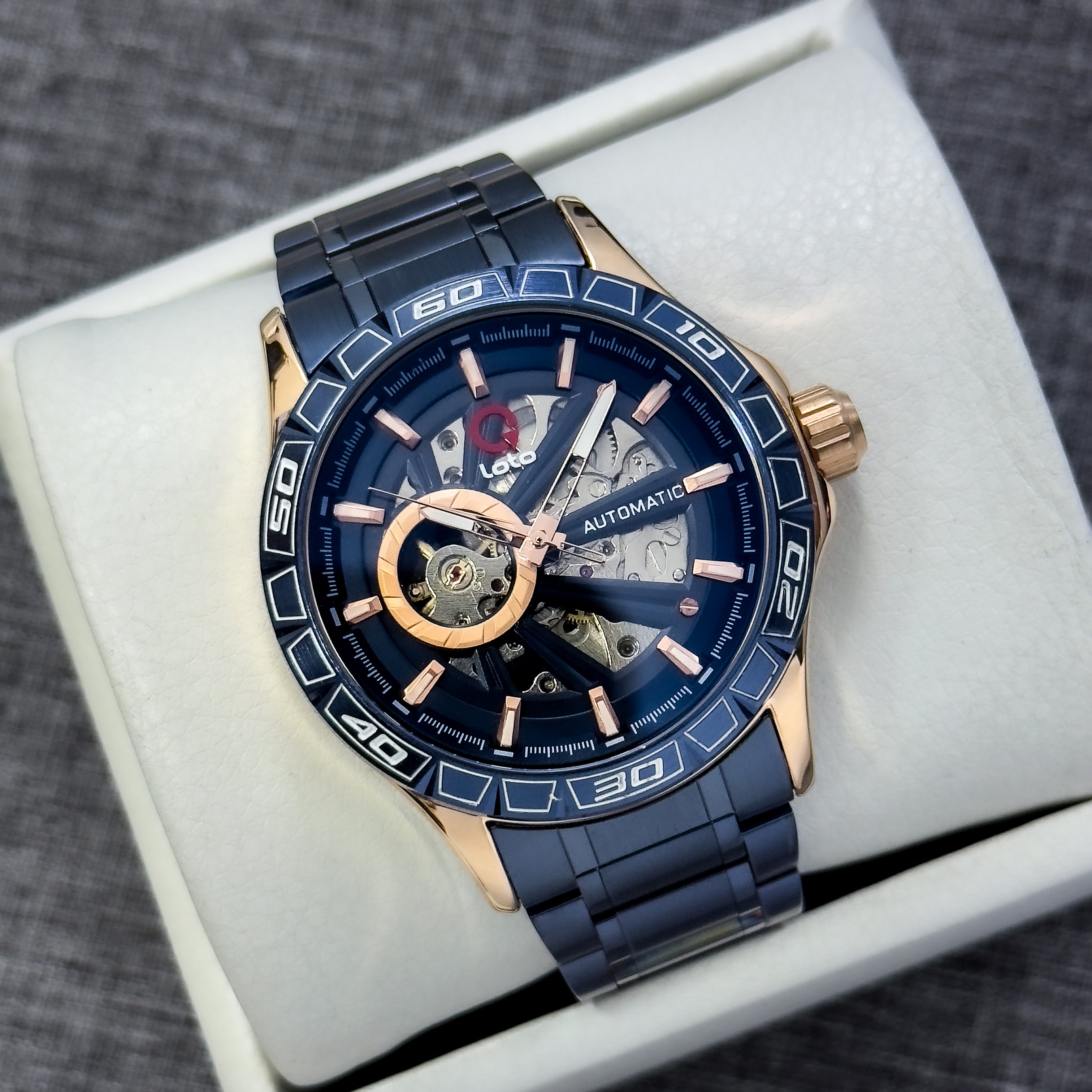 RELOJ LOTO AUTOMATICO METALICO