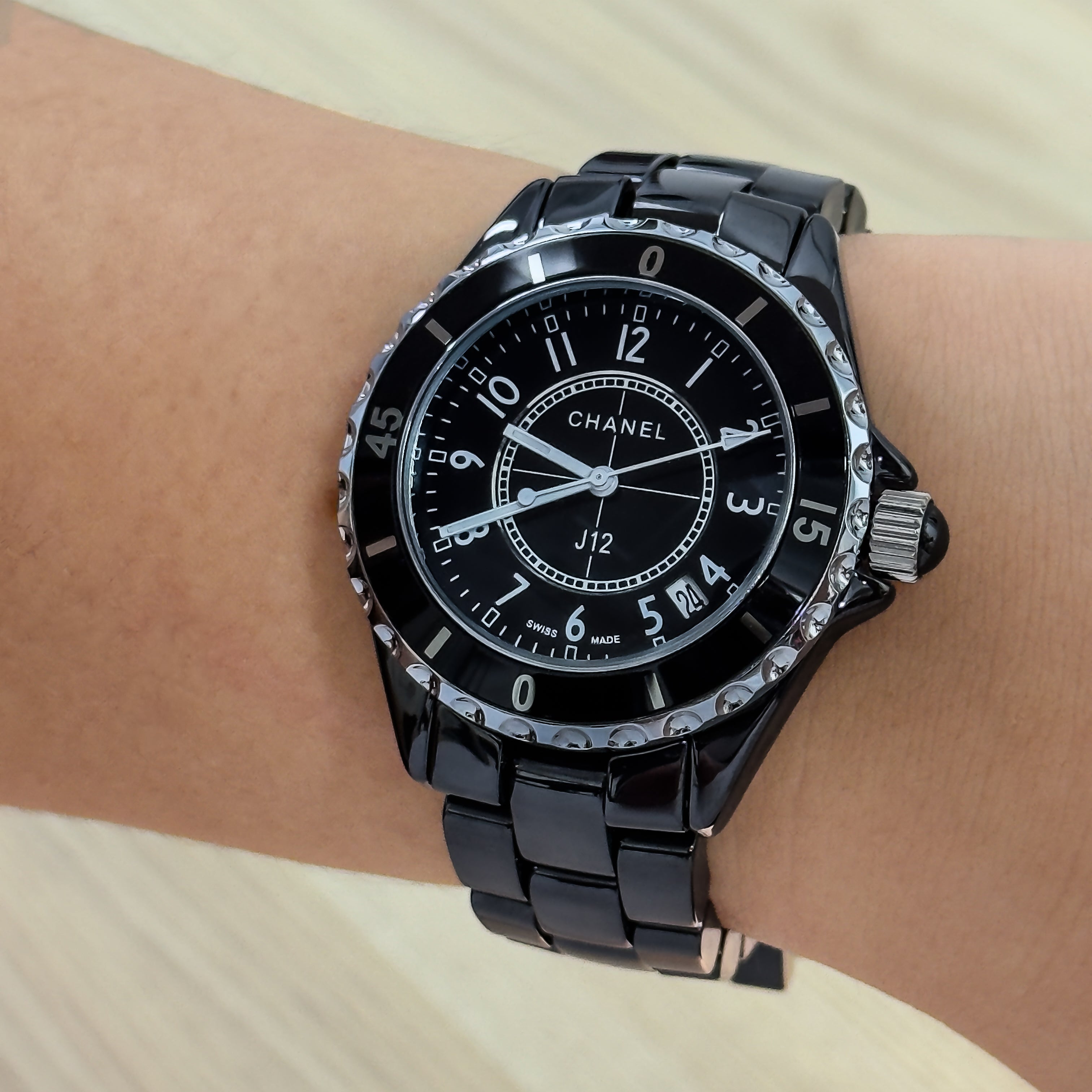 RELOJ EN CERAMICA LUXURY GLOW