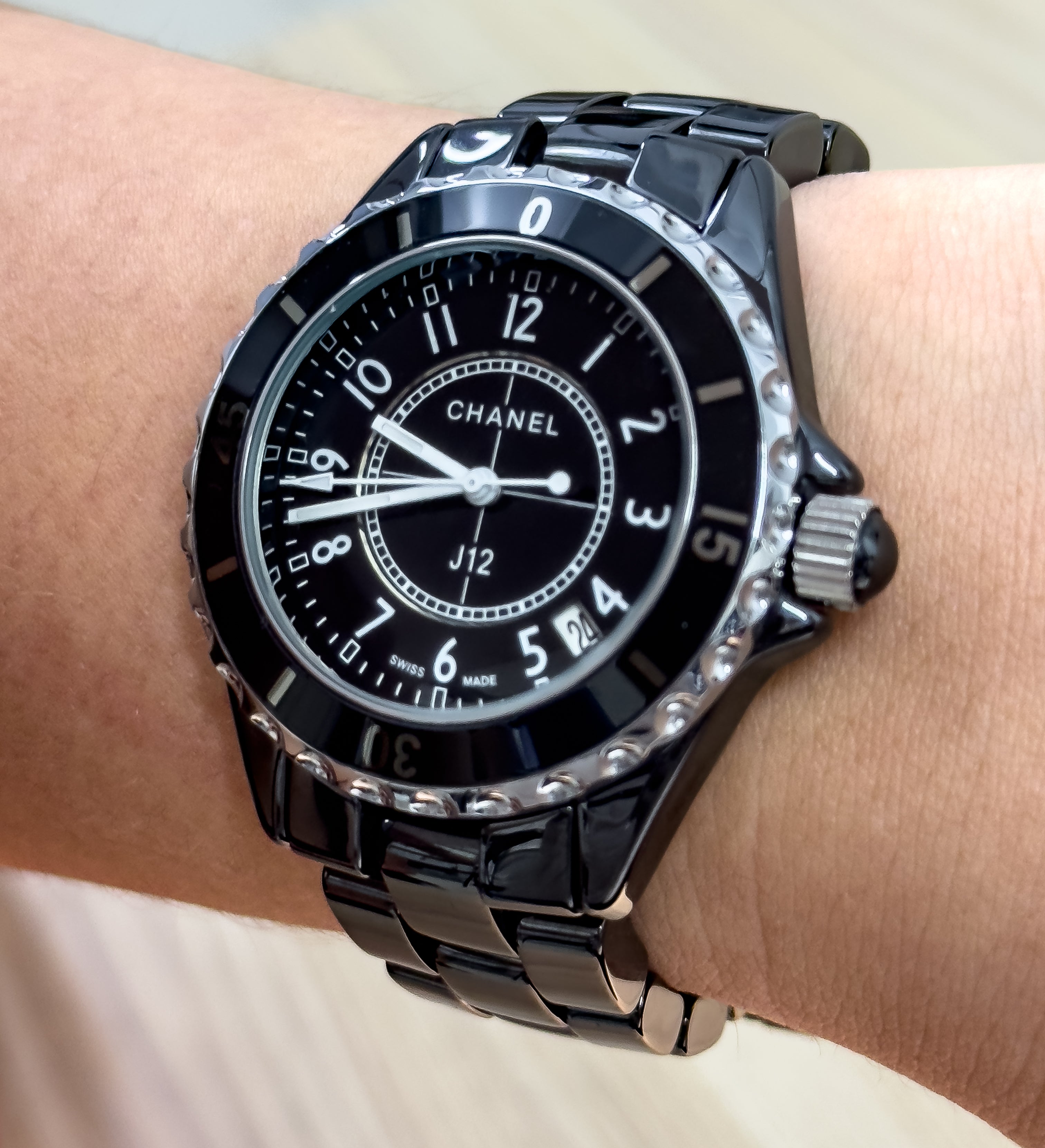 RELOJ EN CERAMICA LUXURY GLOW