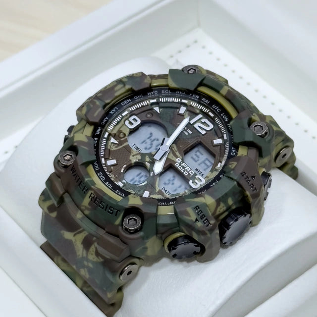 RELOJ DEPORTIVO G-FORCE CAMUFLAJE