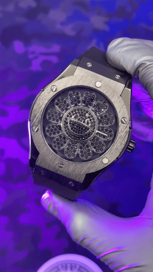 RELOJ HBOT FLOR GIRATORIA - Relojes 24K