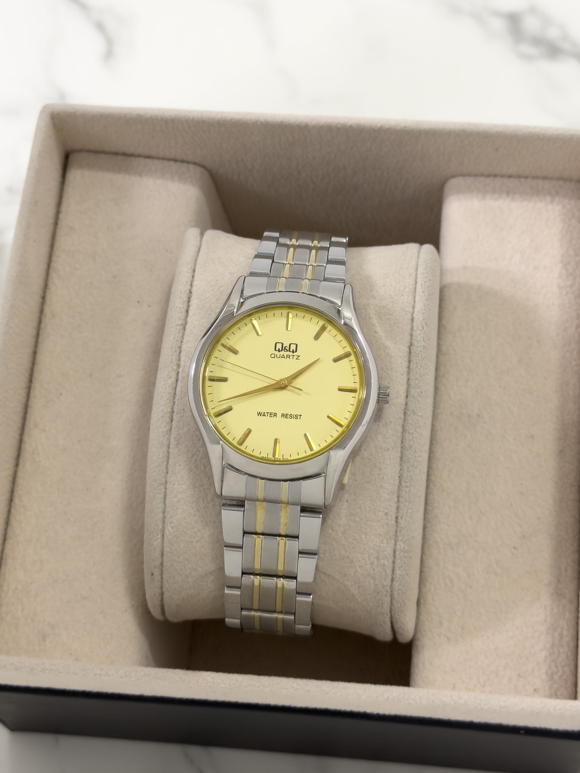Reloj Q&Q Legacy Series - Bicolor Champagne | 24K Relojes