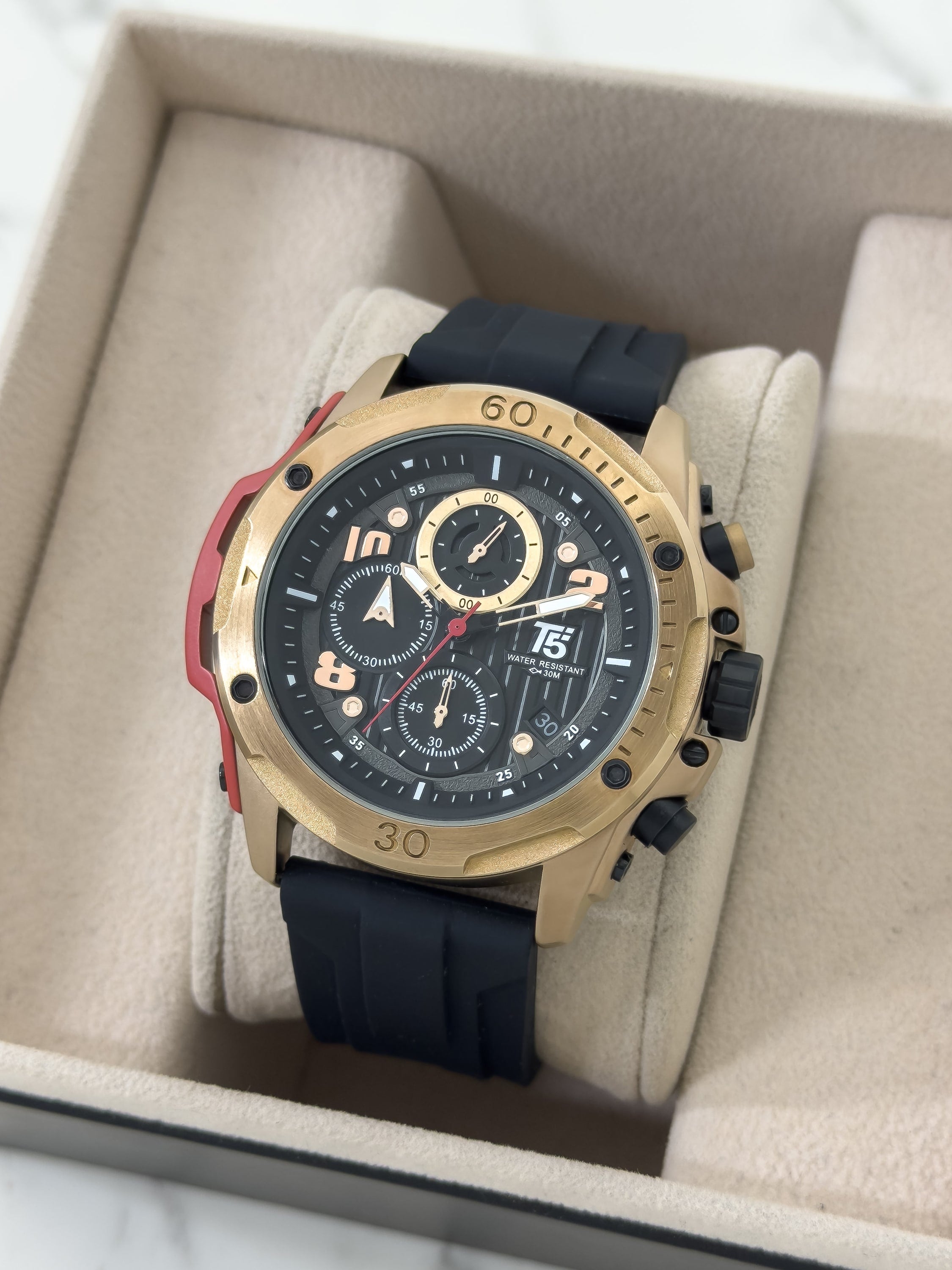 Reloj para Hombre The T5 Vanguard - NEGRO | 24K Relojes