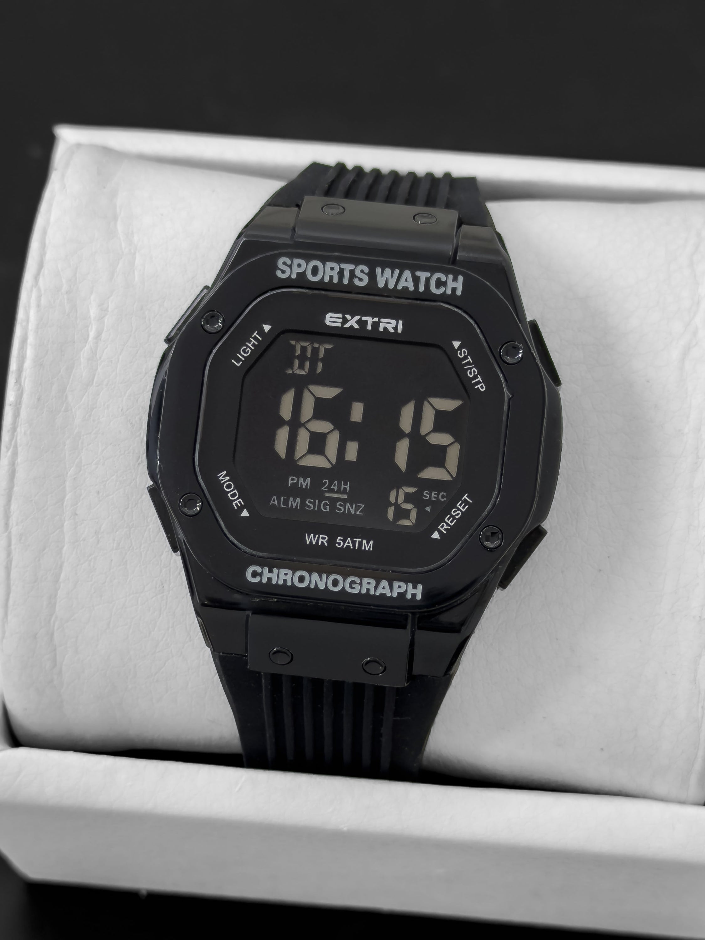 Reloj Deportivo de Hombre The Urban Core Sport - Stealth Black | 24K Relojes