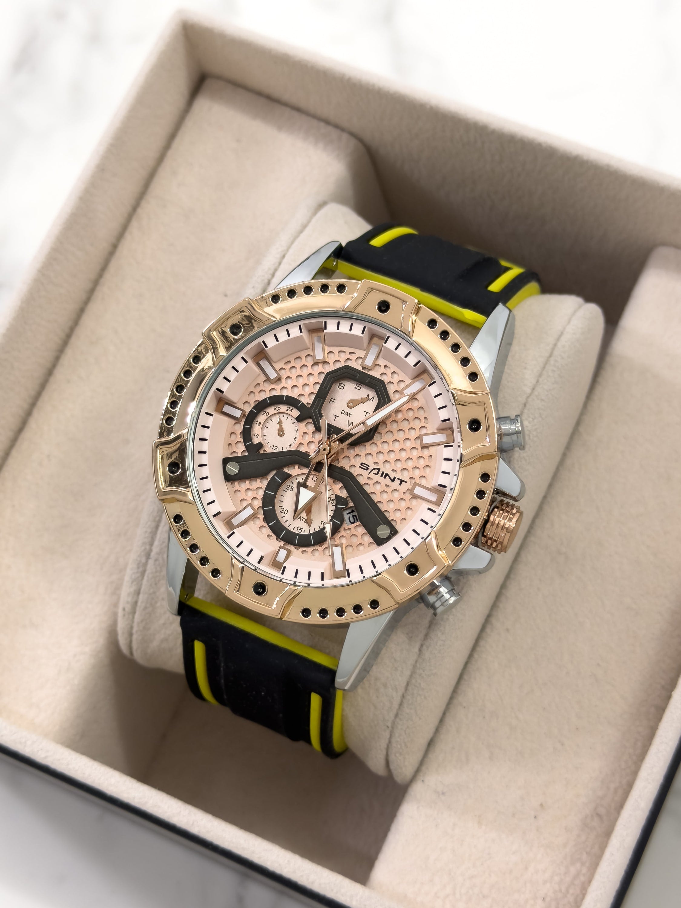 Reloj Saint AeroSport - AMARILLO | 24K Relojes
