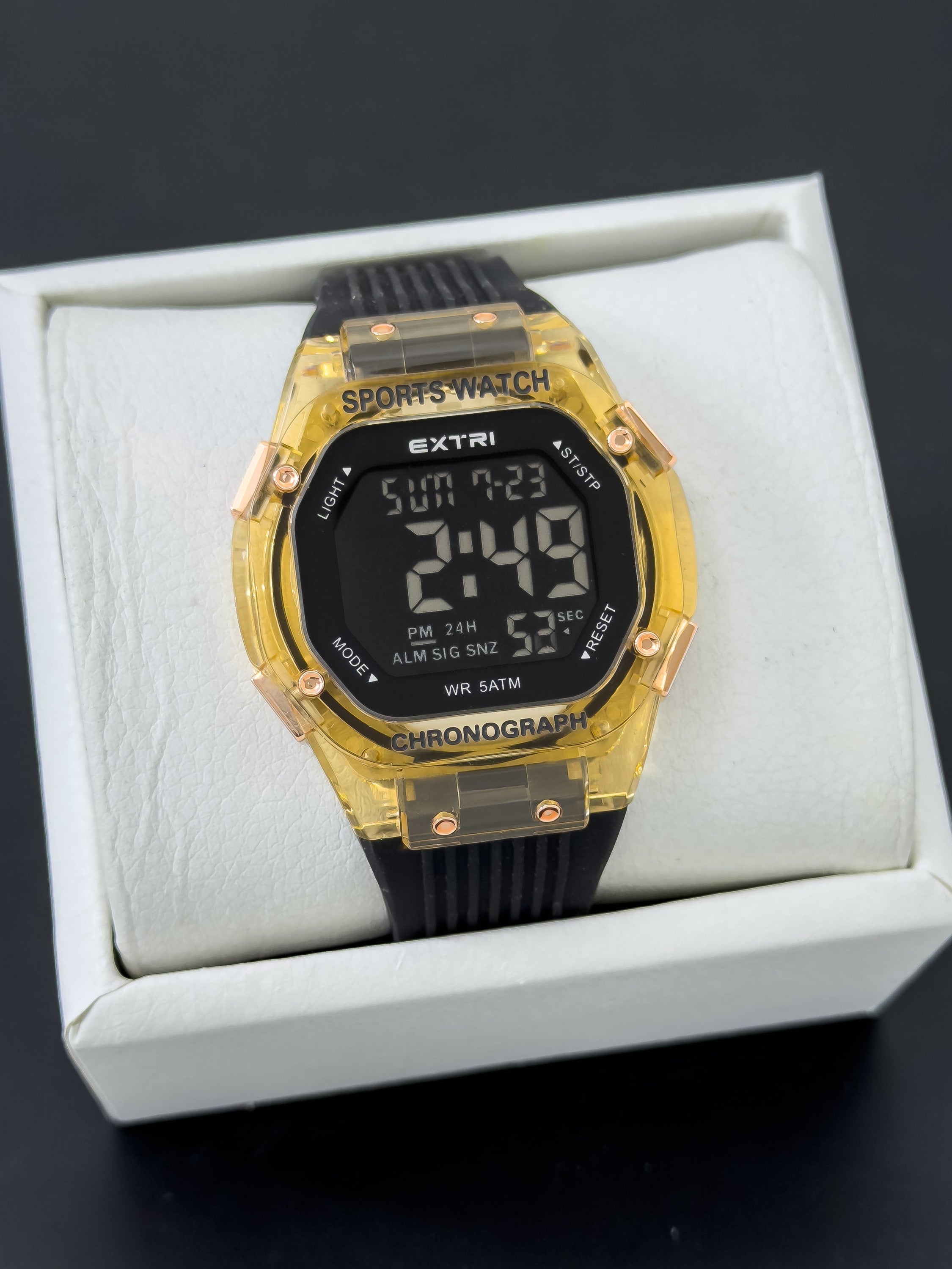 Reloj Deportivo de Hombre The Urban Core Sport - Electric Amber | 24K Relojes