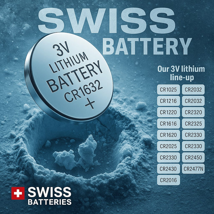 BATERIA SUIZA🇨🇭 (SWISS POWER) - Relojes 24K