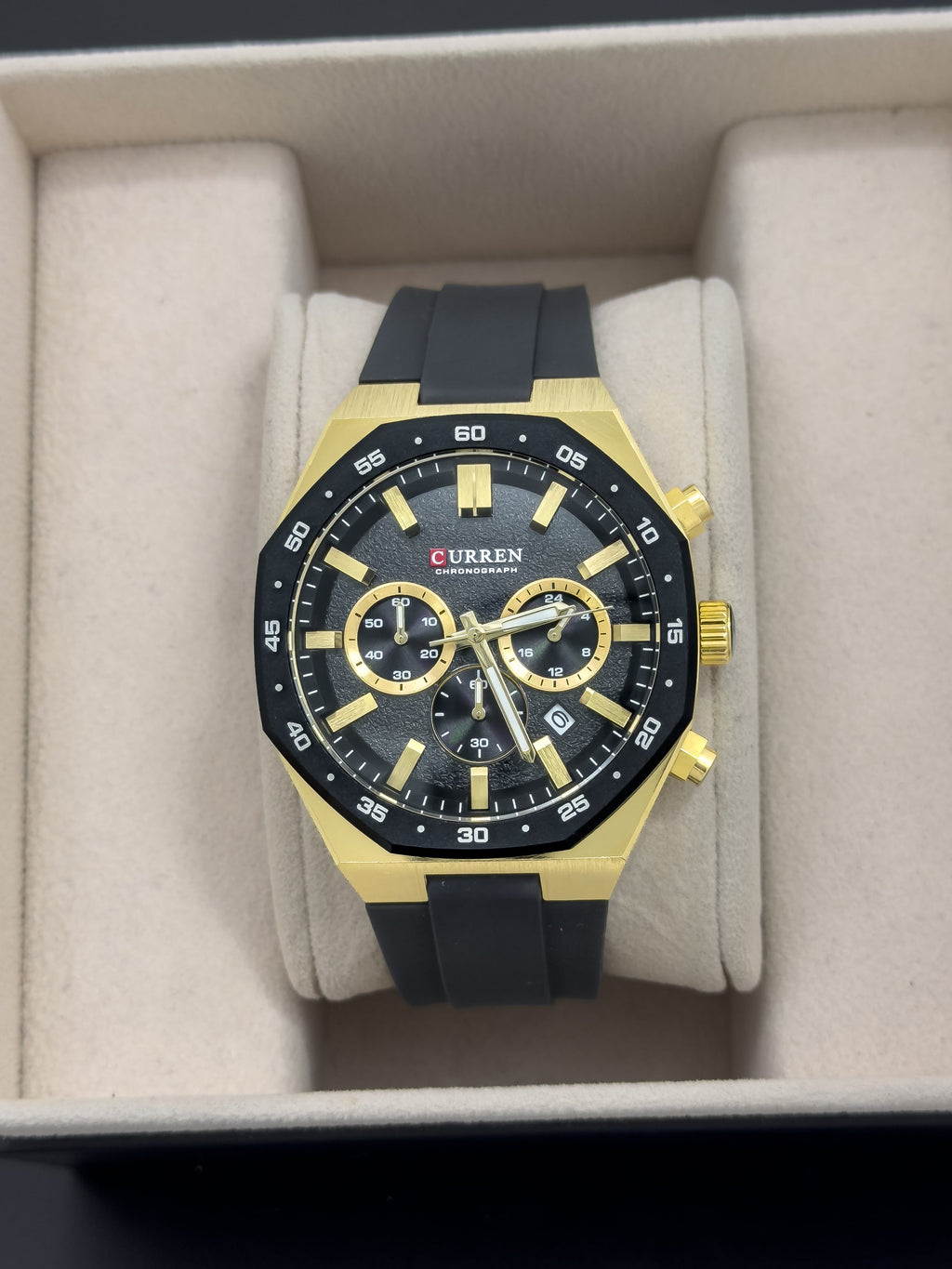 RELOJ CURREN OCTANE GT - Gold Storm | 24K Relojes