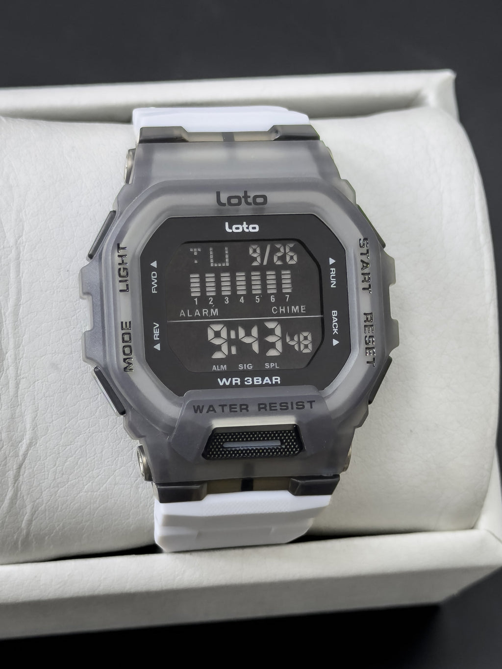 Reloj Loto Digital Sport Tactic - Ice White Táctico | 24K Relojes