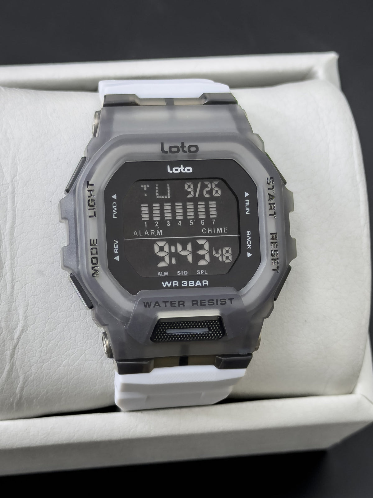 Reloj Loto Digital Sport Tactic - Ice White Táctico | 24K Relojes