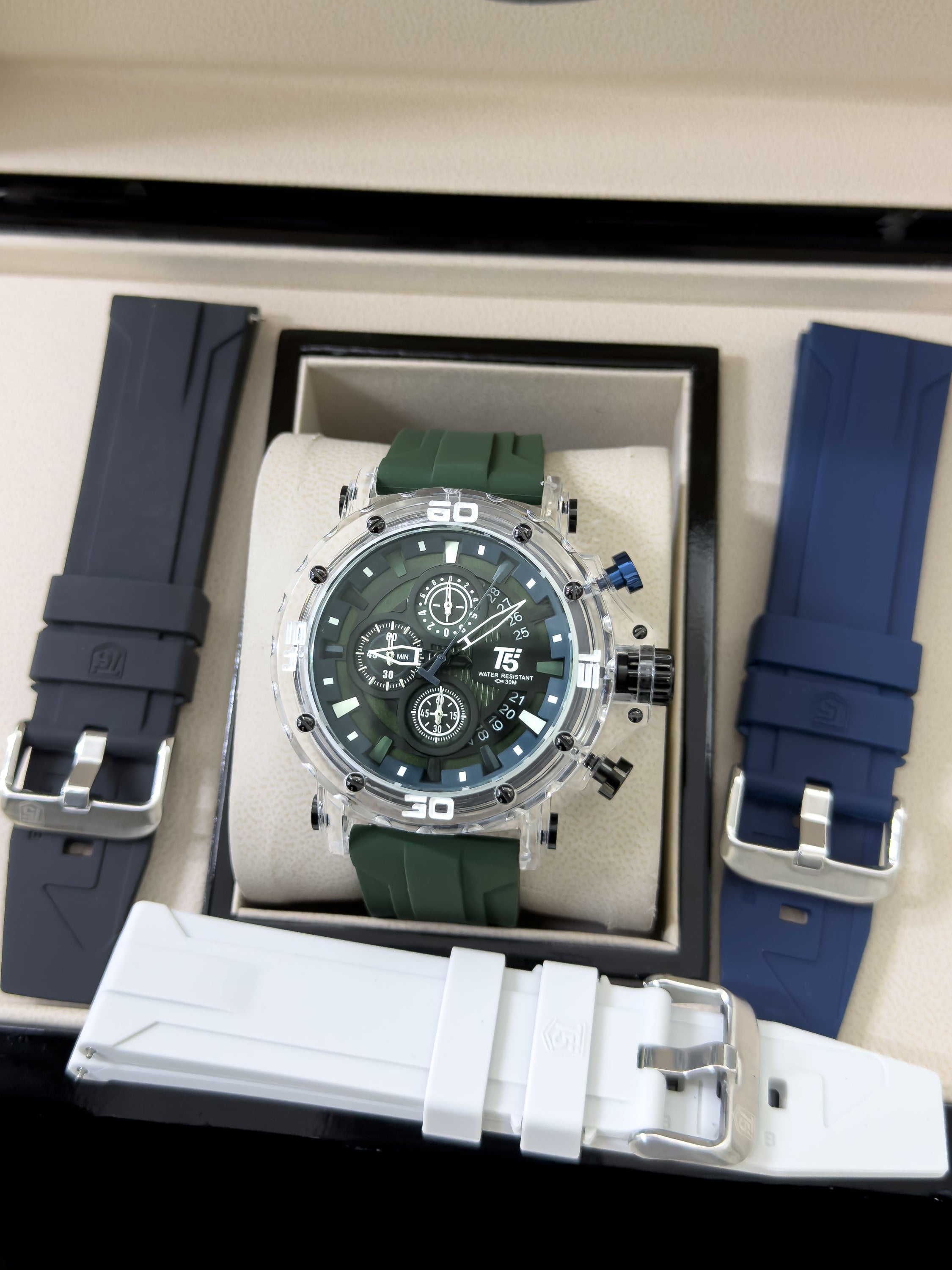 Set T5 Crystal Multi-Style | 24K Relojes