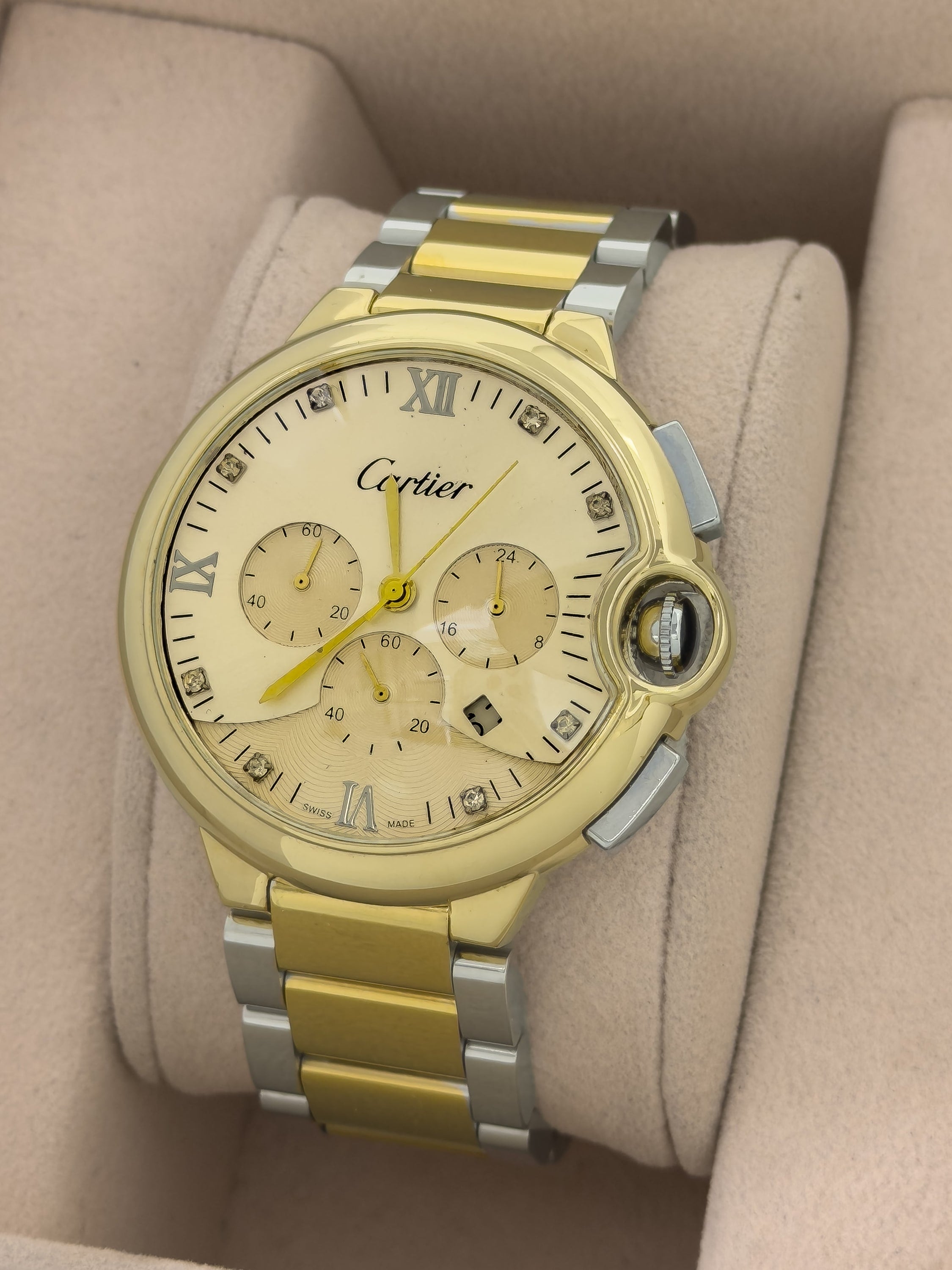 Reloj Imperial Chrono - Bicolor Oro Real | 24K Relojes