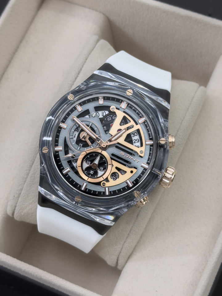 Reloj para Hombre Saint Cristal - Glaciar Ártico | 24K Relojes