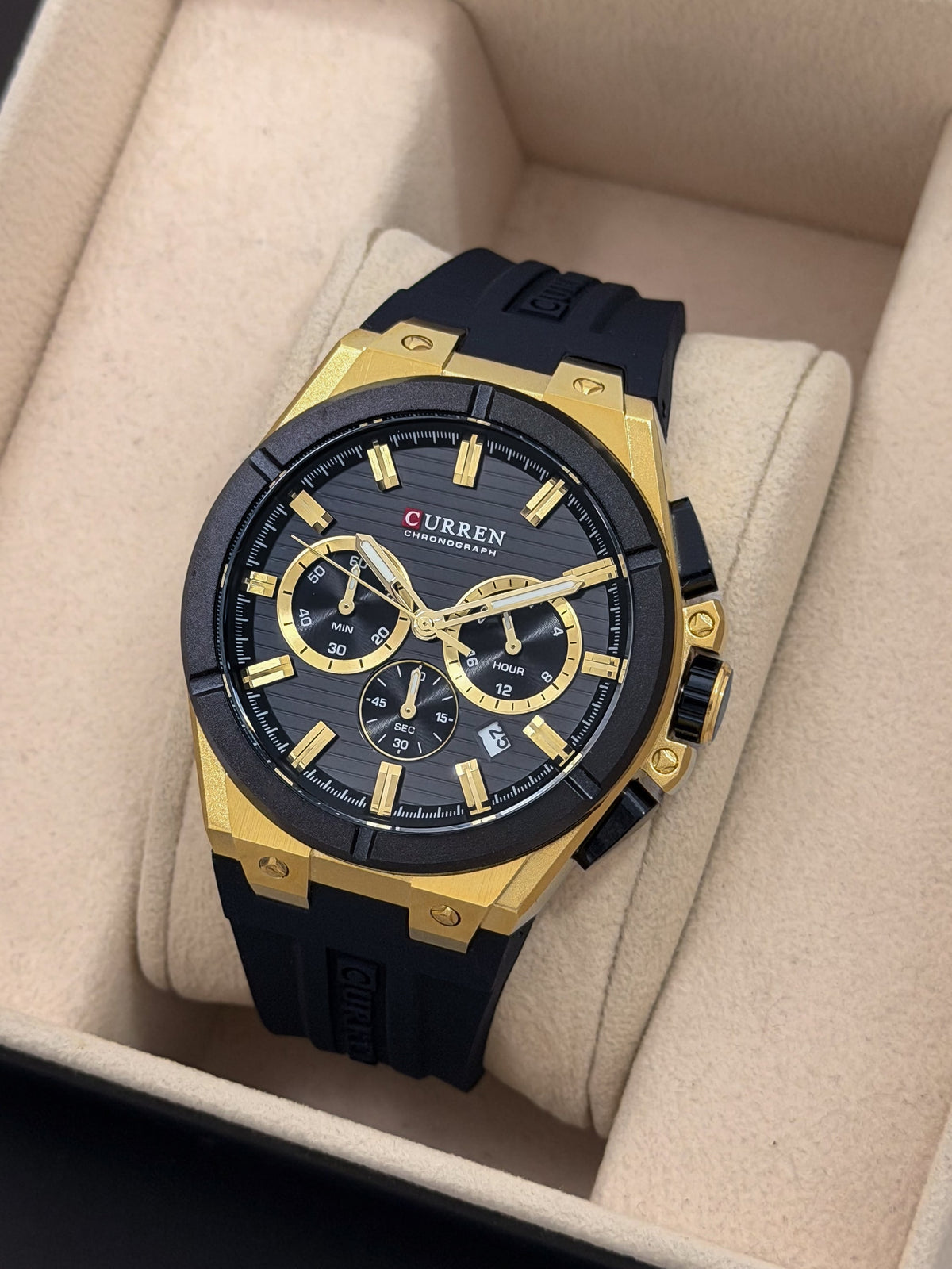RELOJ CURREN TITANIUM FORCE - Gold Edition | 24K Relojes