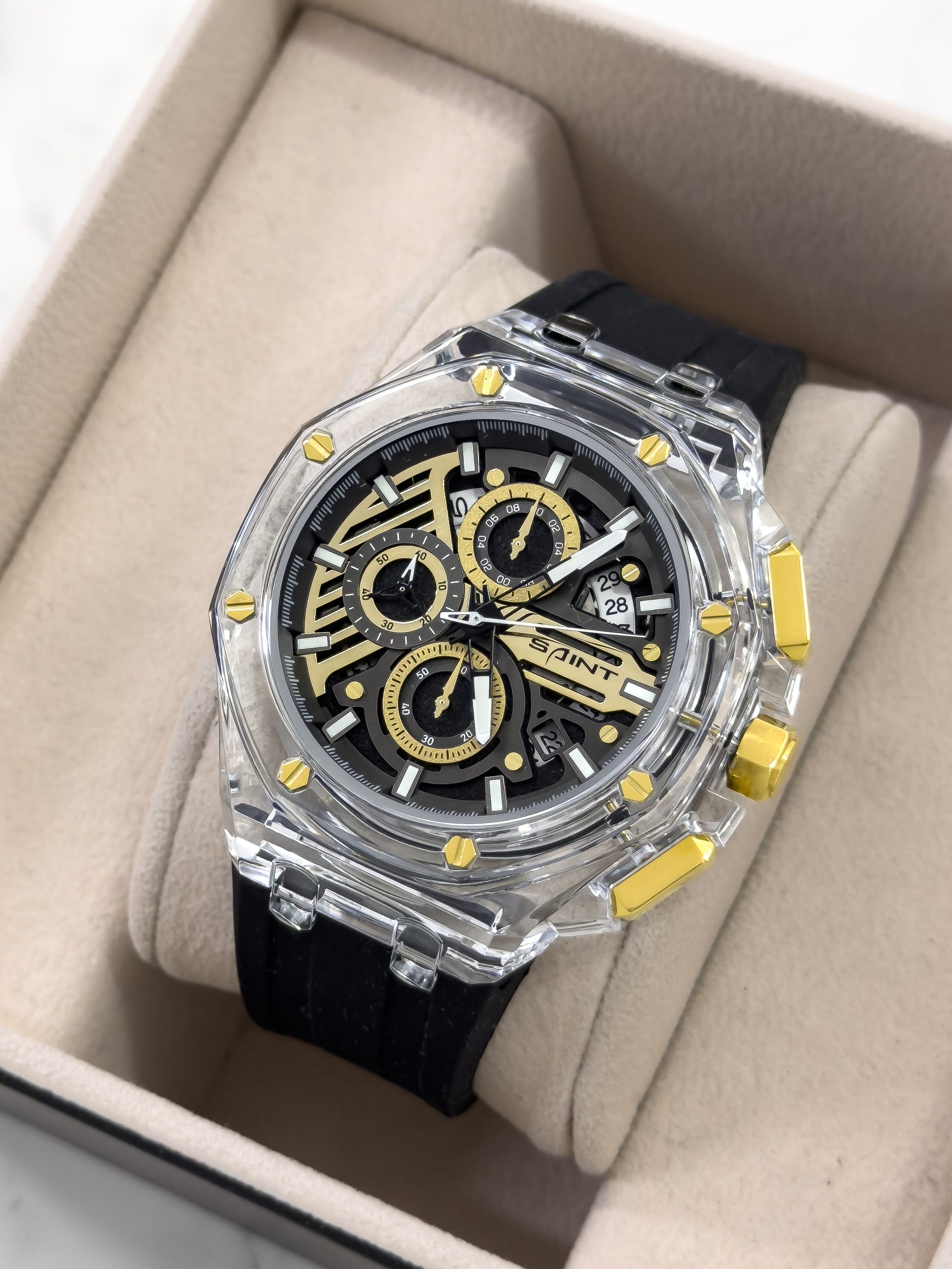 Reloj Saint Phantom X - Dark Crown | 24K Relojes