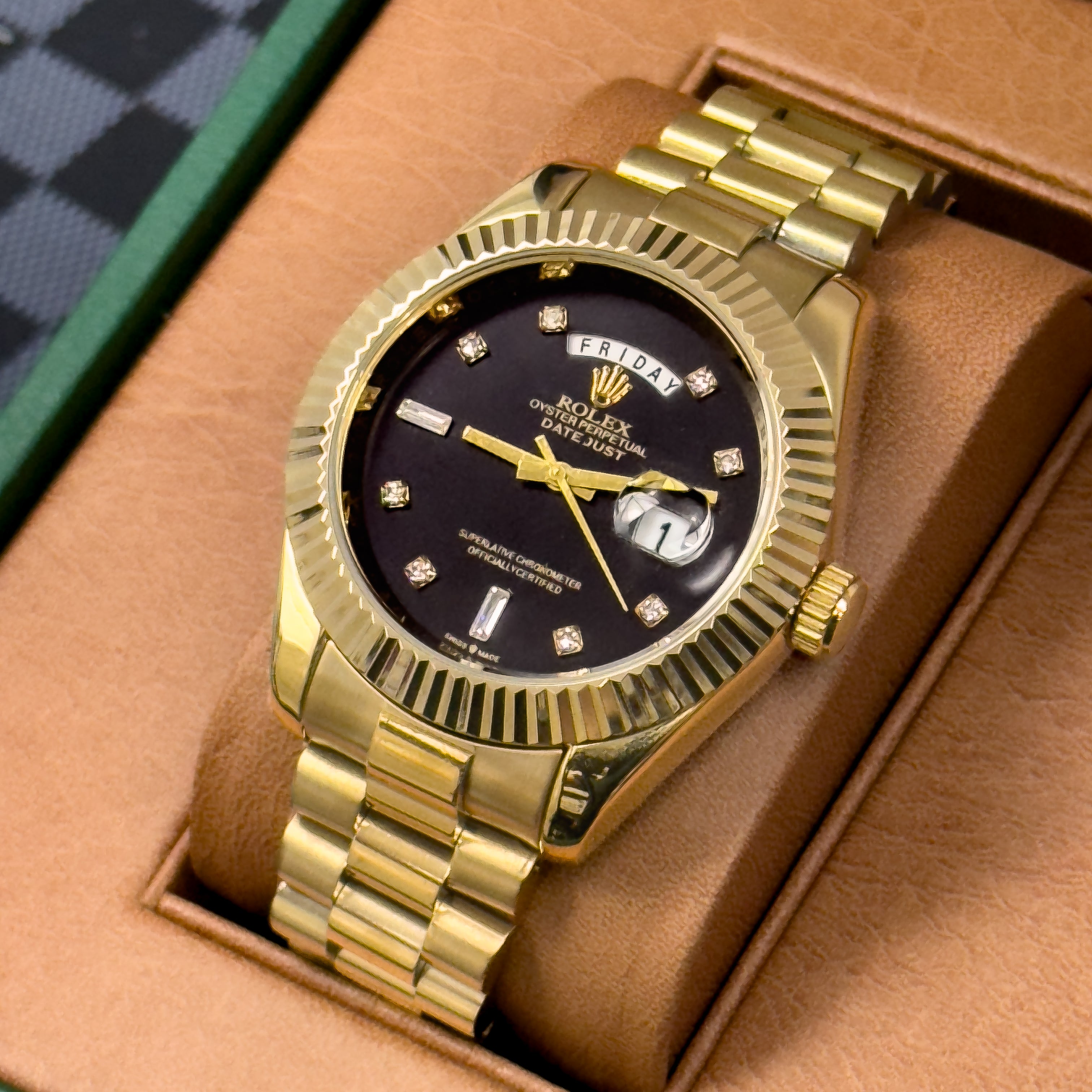 RELOJ RX PRESIDENT METALICO