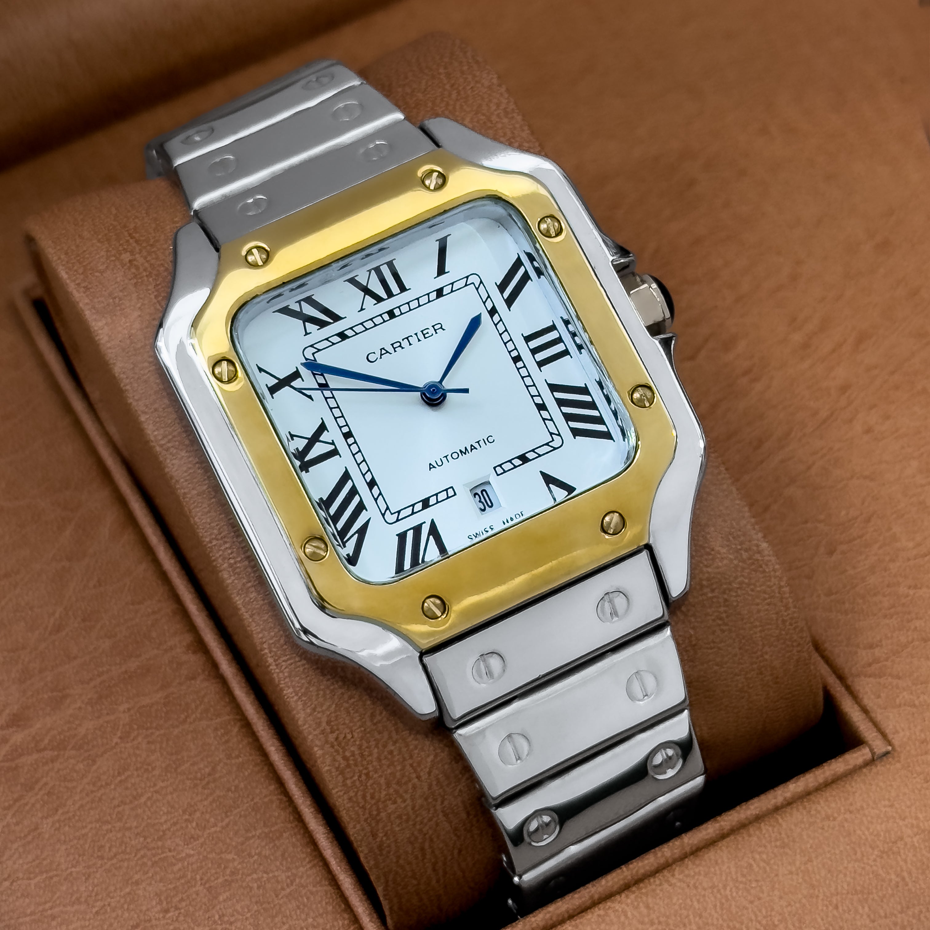 RELOJ SANTOS GLAMOUR METALICO