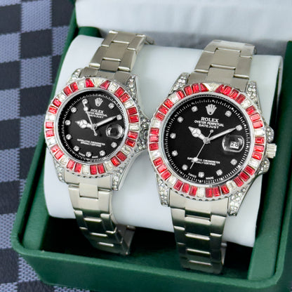 RELOJ RX PAREJAS  ROYAL DUO