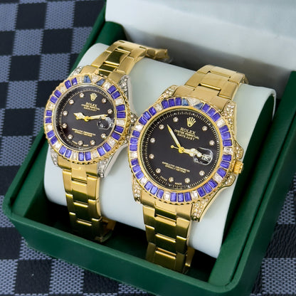 RELOJ RX PAREJAS  ROYAL DUO