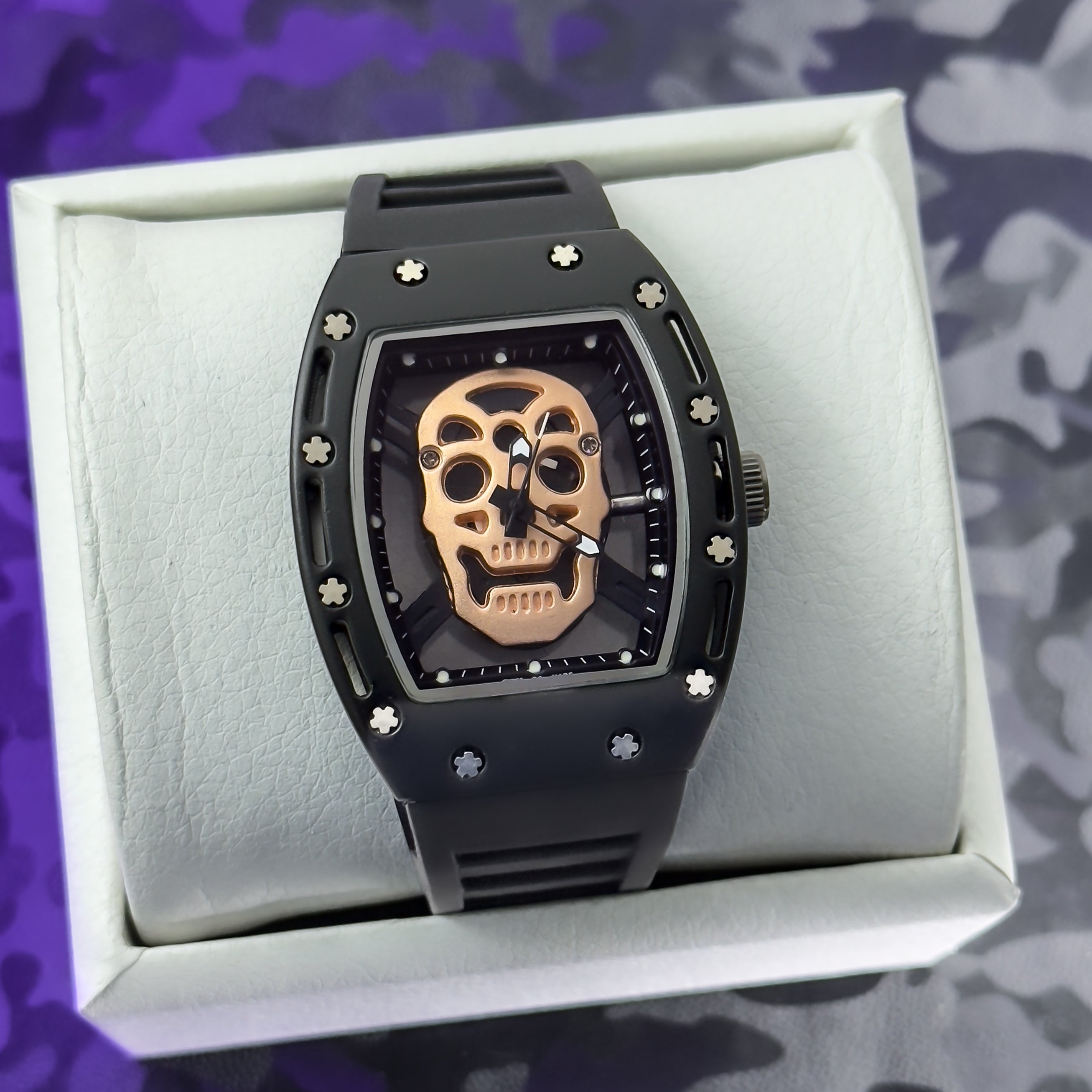 RELOJ CALAVERA MONARCA