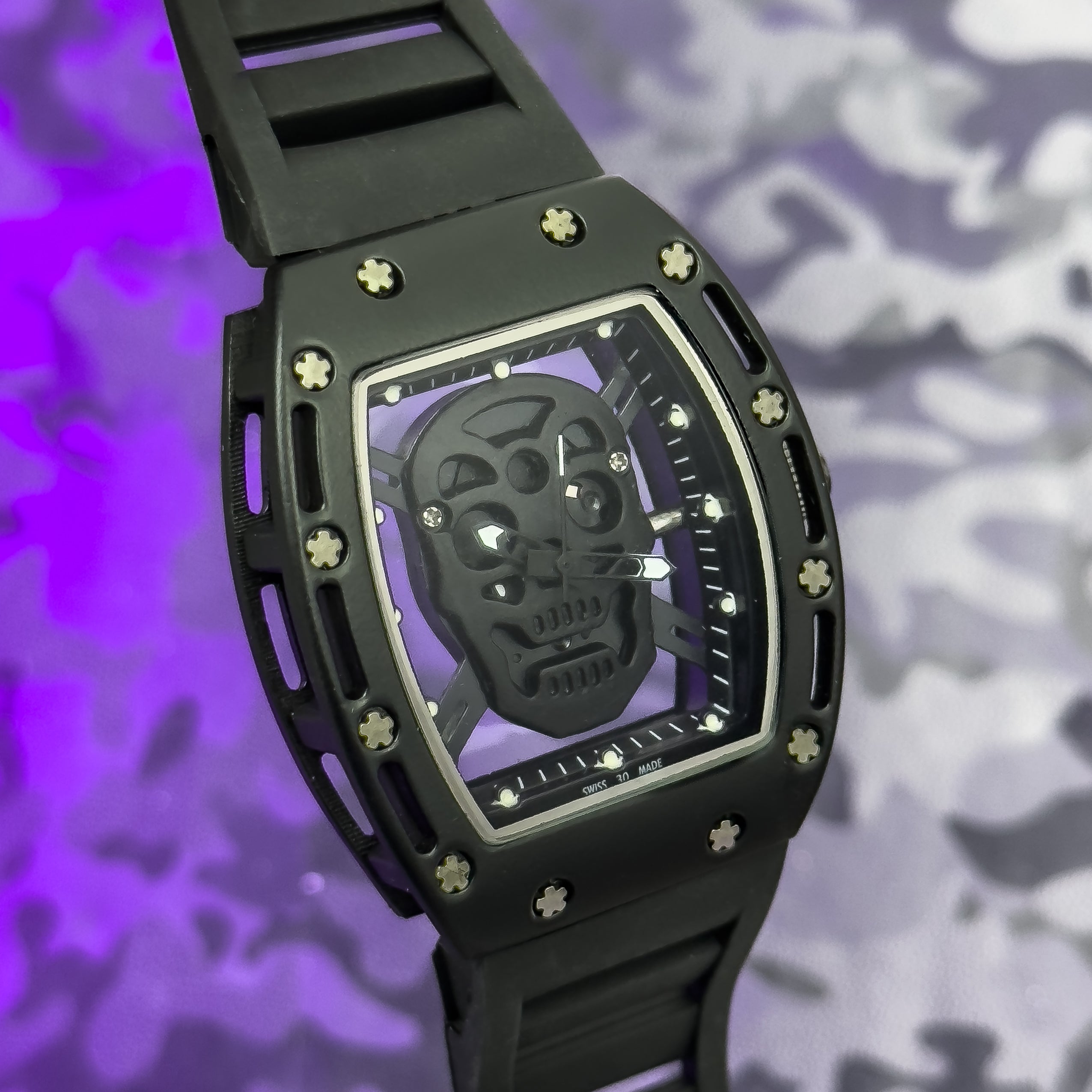 RELOJ CALAVERA MONARCA