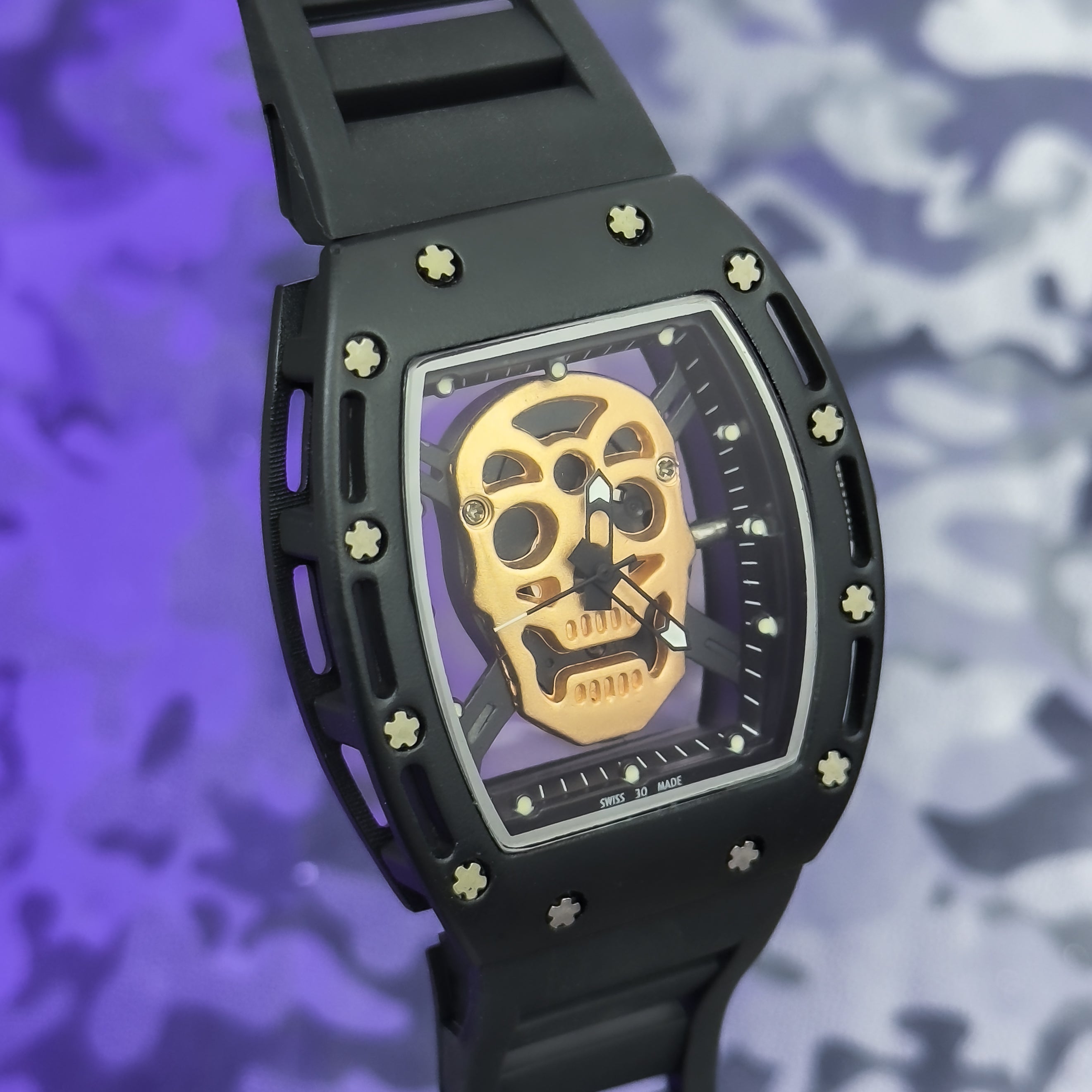 RELOJ CALAVERA MONARCA