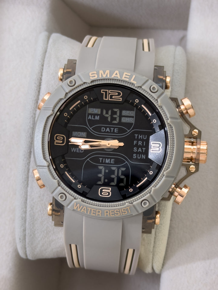 Reloj para hombre SMAEL Titan Force - Arena del Desierto | 24K Relojes
