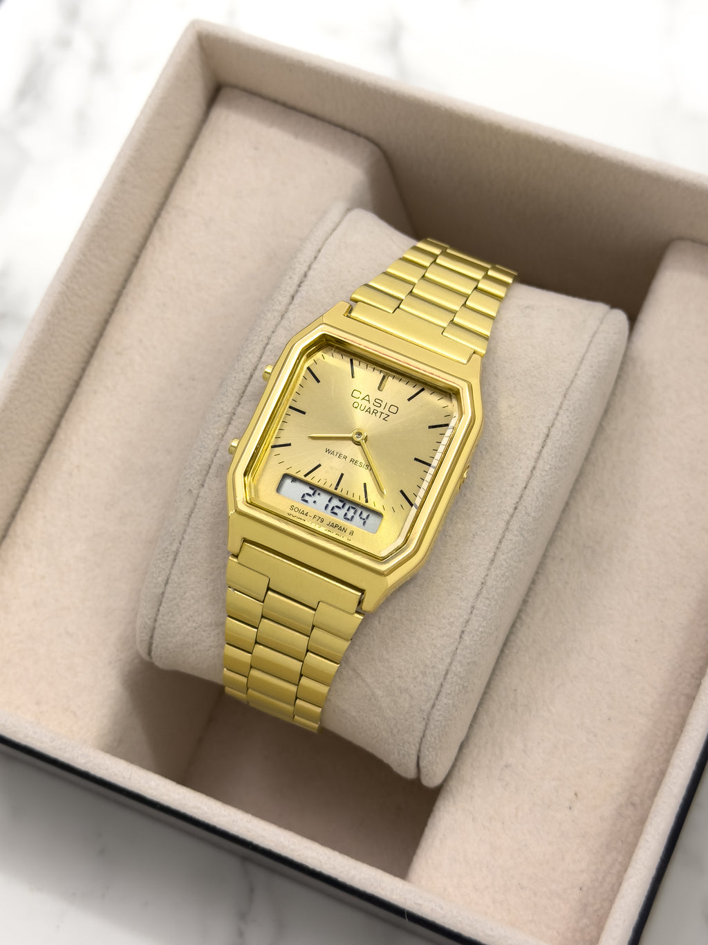 Reloj Retro Dual-Time
