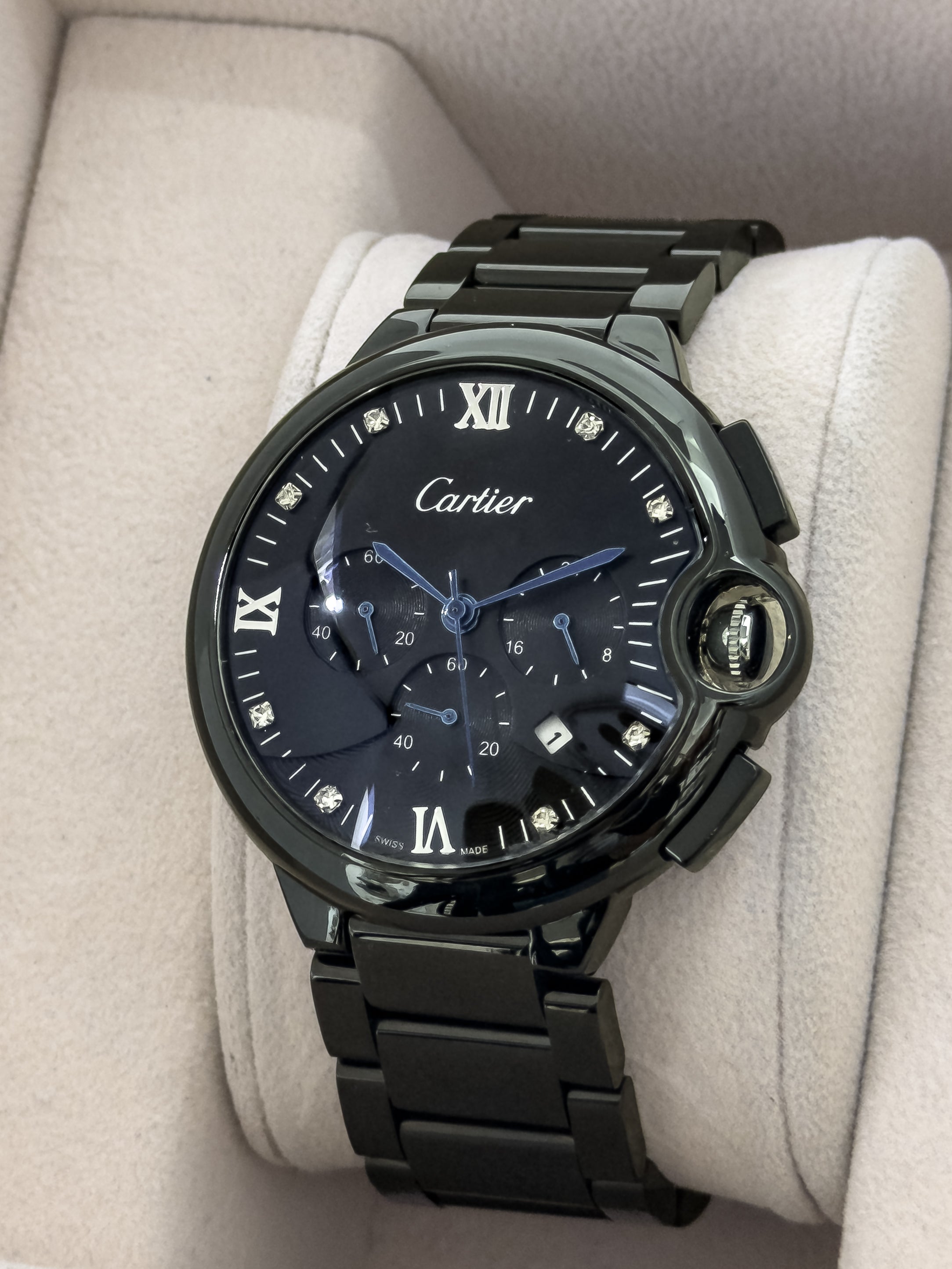 Reloj Imperial Chrono - Negro Obsidiana | 24K Relojes
