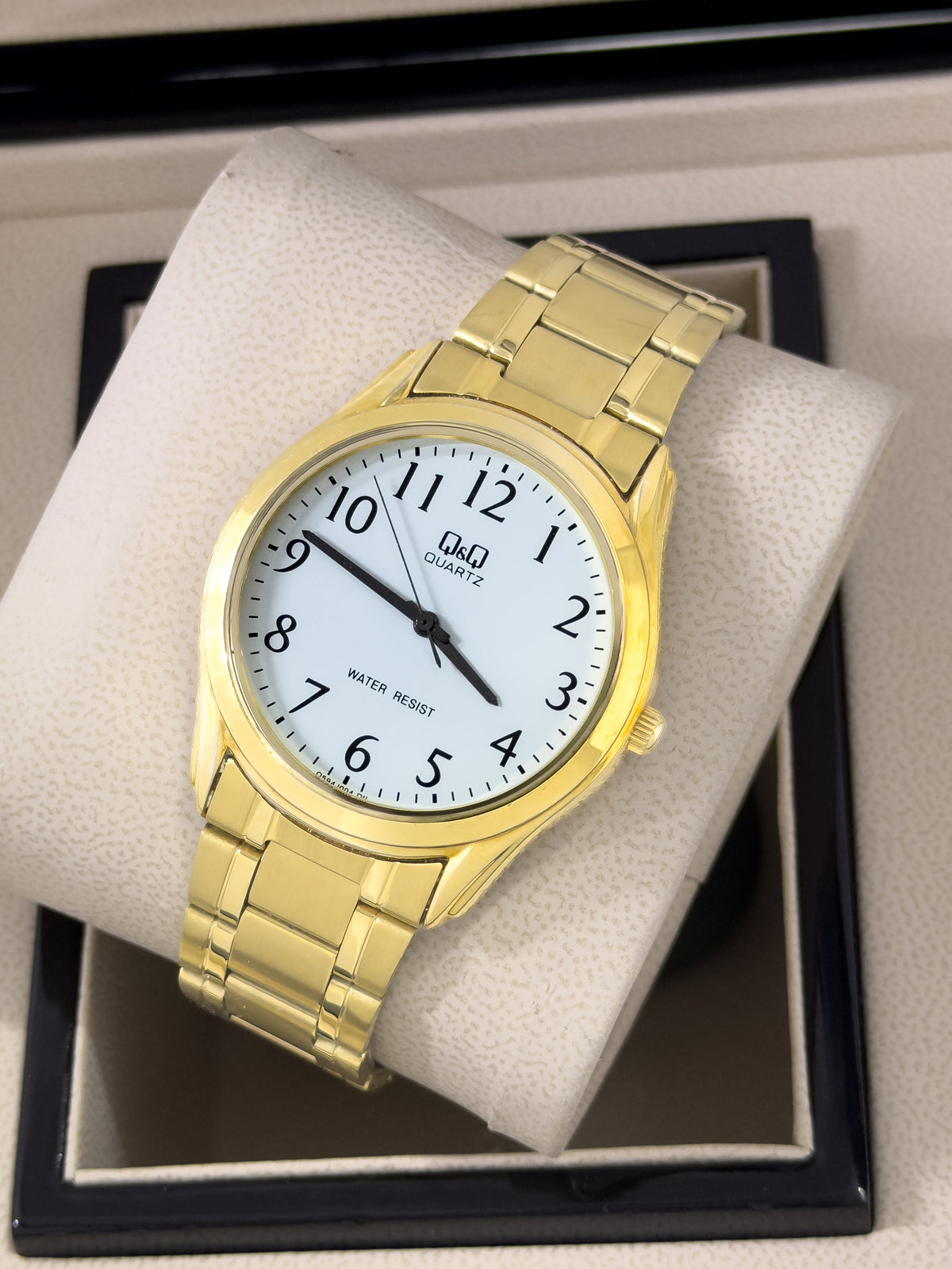 Reloj Q&Q Titán Clásico - DORADO - BLANCO | 24K Relojes