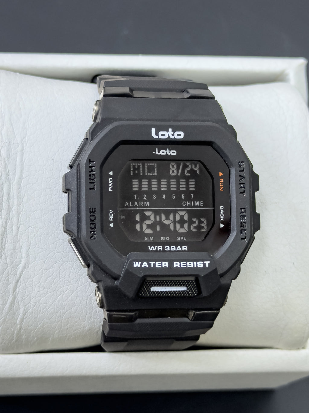 Reloj Loto Digital Sport Tactic - Total Black Táctico | 24K Relojes